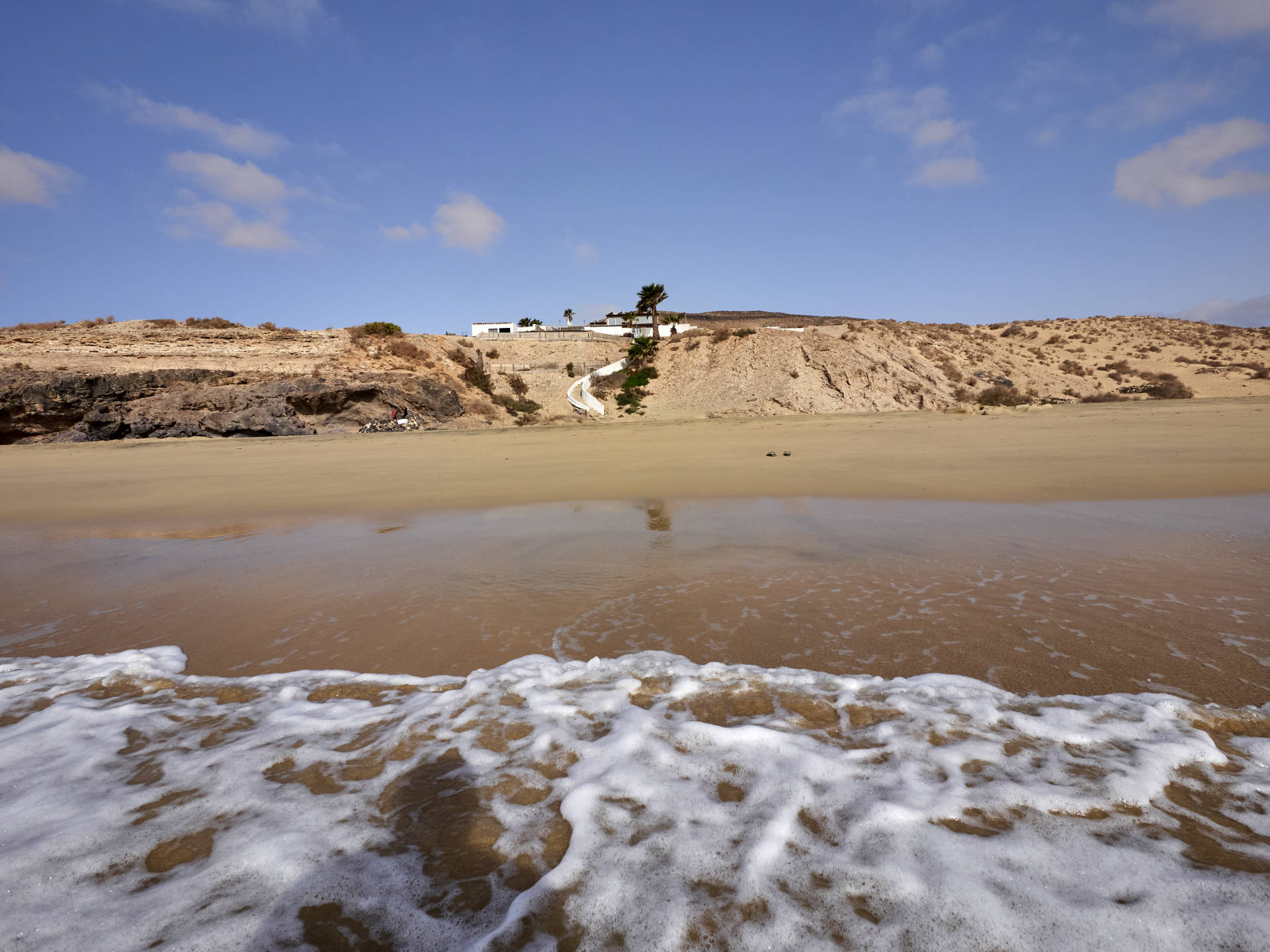 Fuerteventura – Playa de Jandía aka Playa Esmeralda am frühen Morgen.