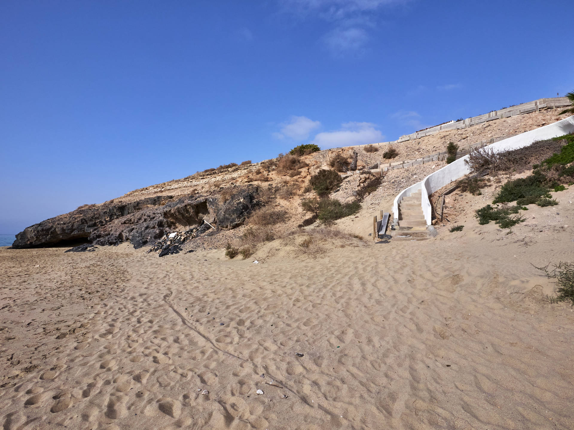 Fuerteventura – Playa de Jandía aka Playa Esmeralda am frühen Morgen.