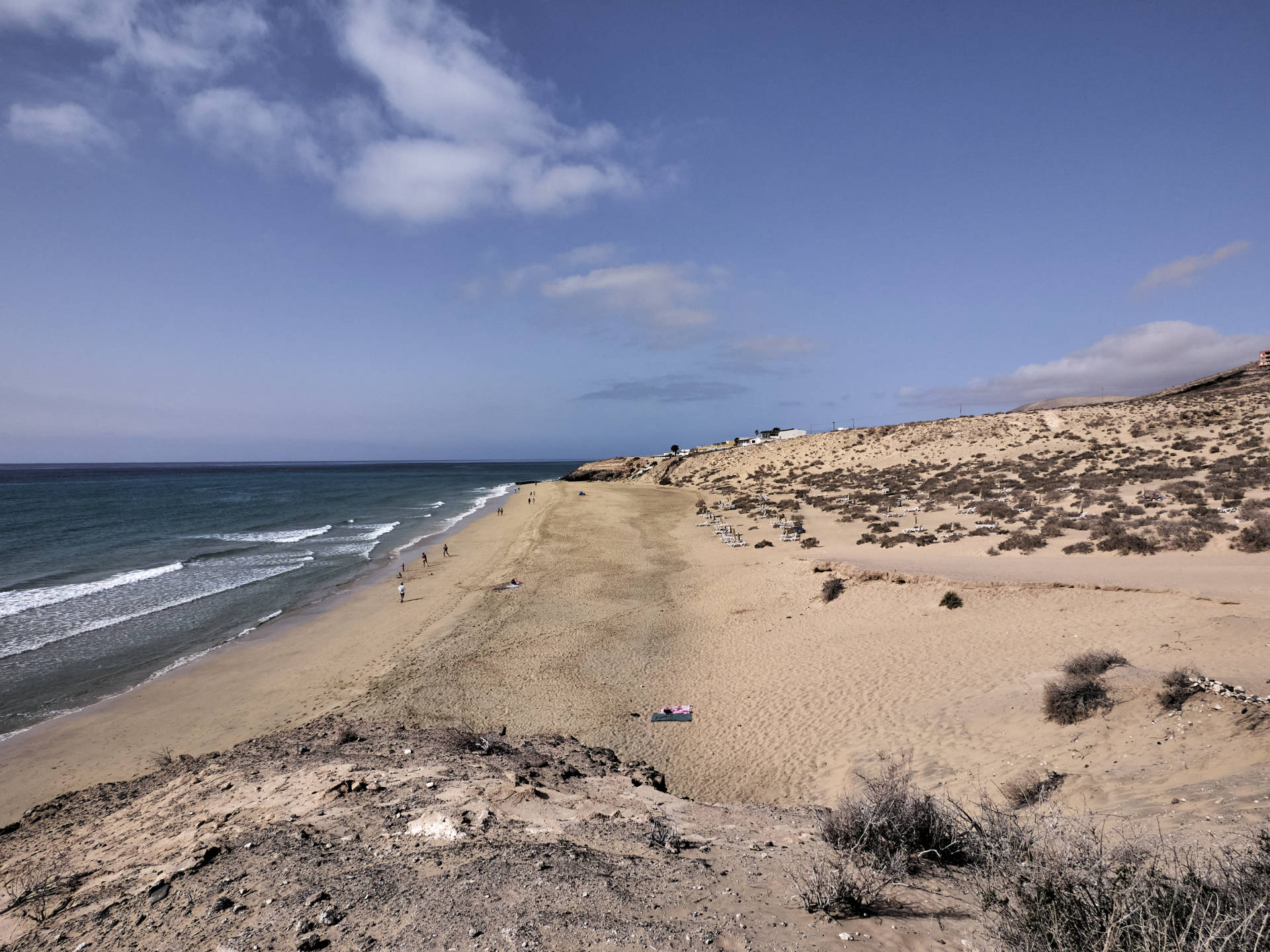 Fuerteventura – Playa de Jandía aka Playa Esmeralda am frühen Morgen.