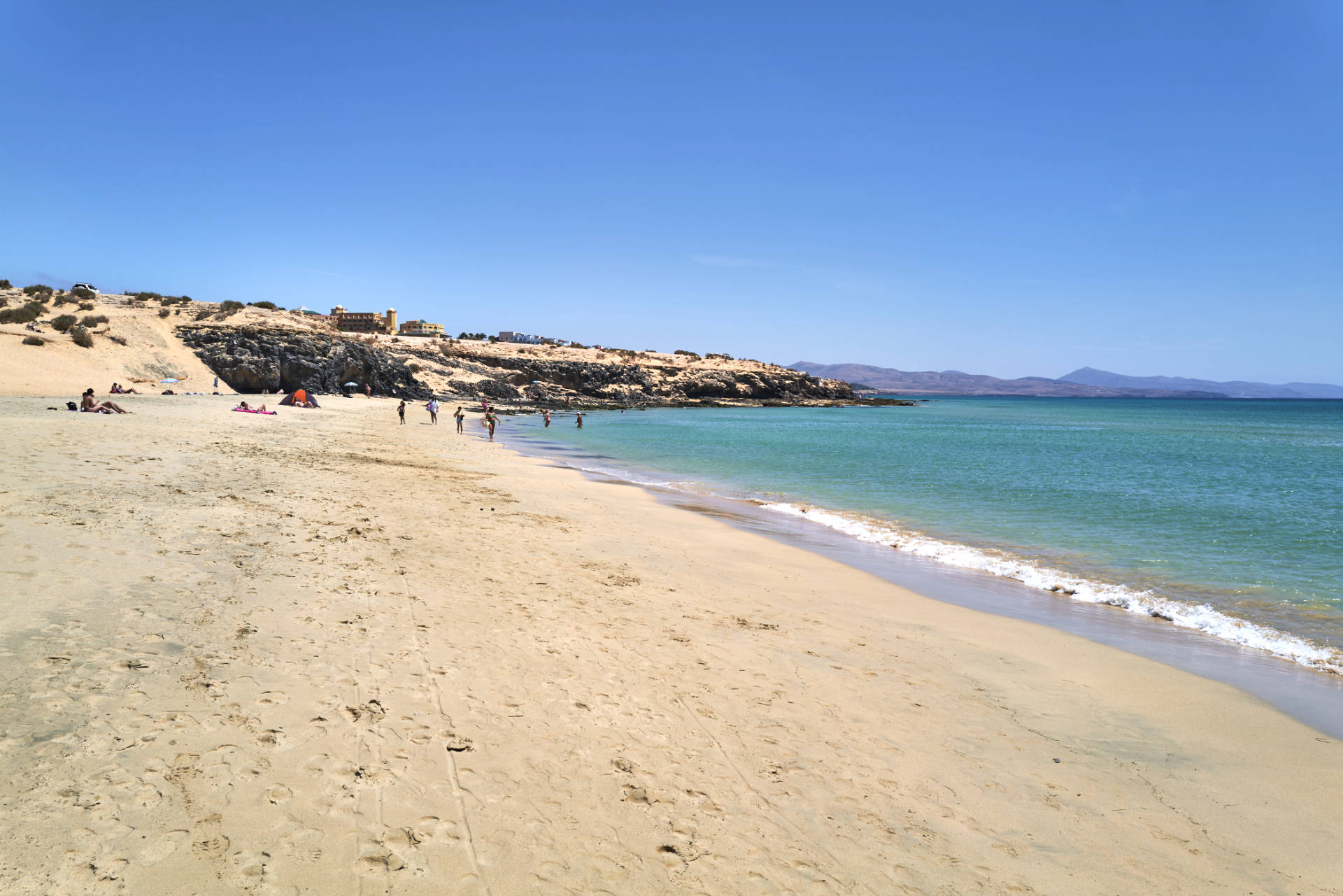 Playa de Jandía aka Playa Esmeralda Fuerteventura.