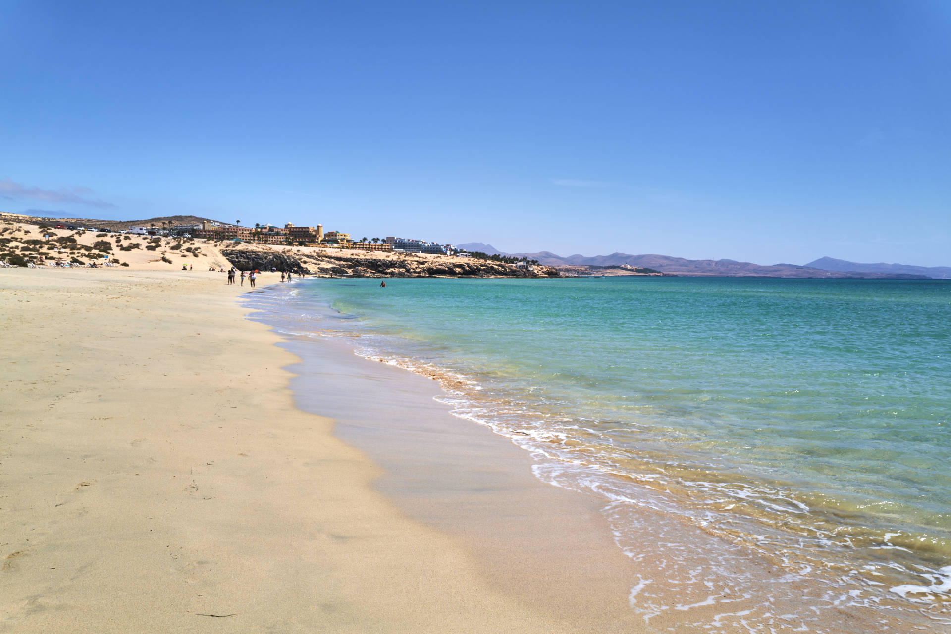 Playa de Jandía aka Playa Esmeralda Fuerteventura.