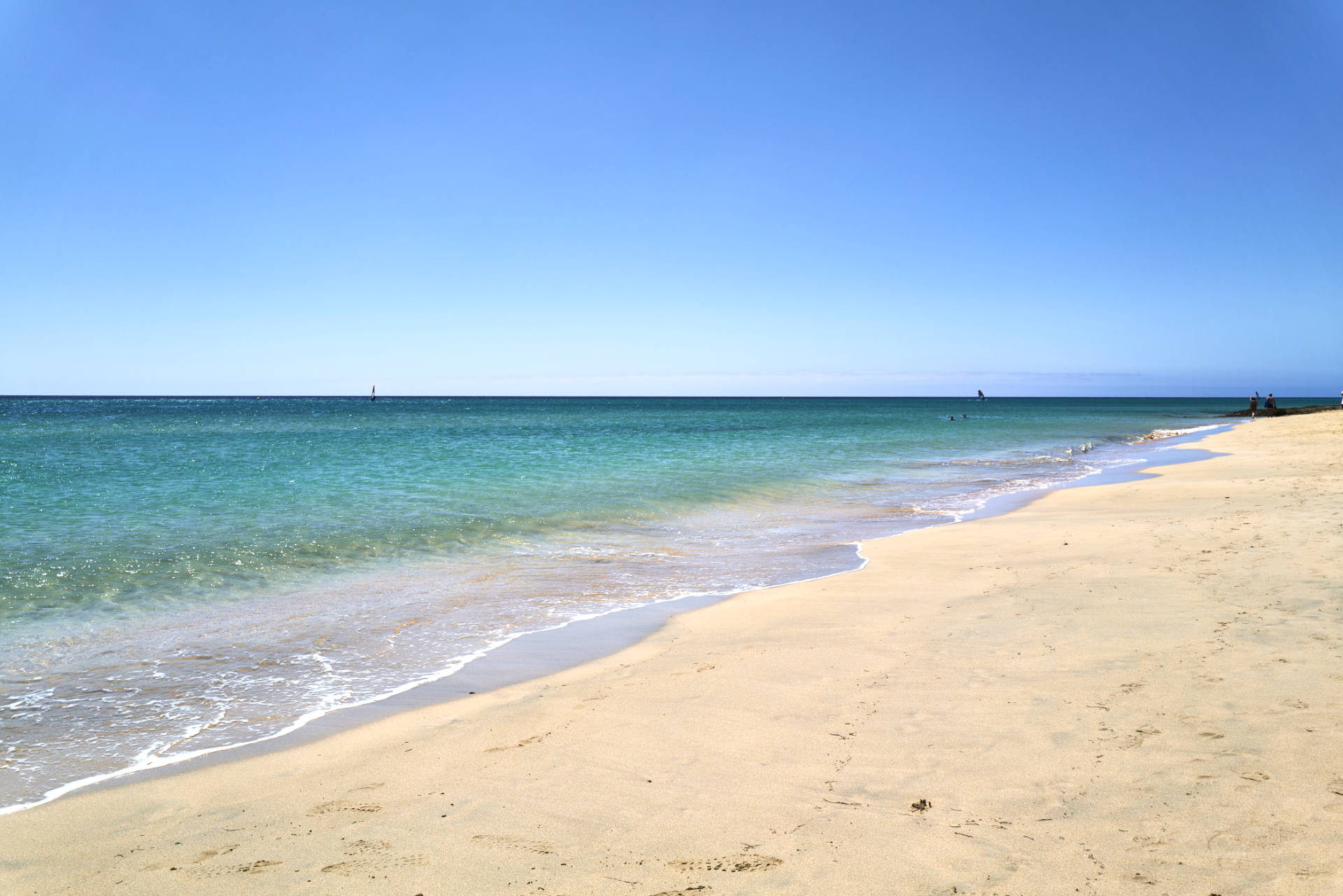 Playa de Jandía aka Playa Esmeralda Fuerteventura.