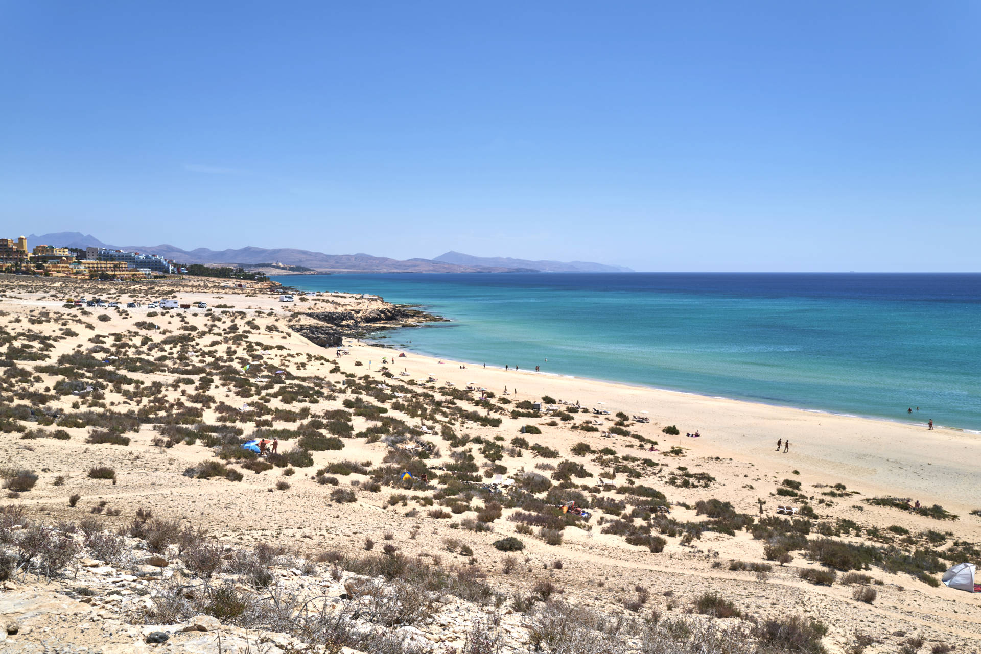 Playa de Jandía aka Playa Esmeralda Fuerteventura.