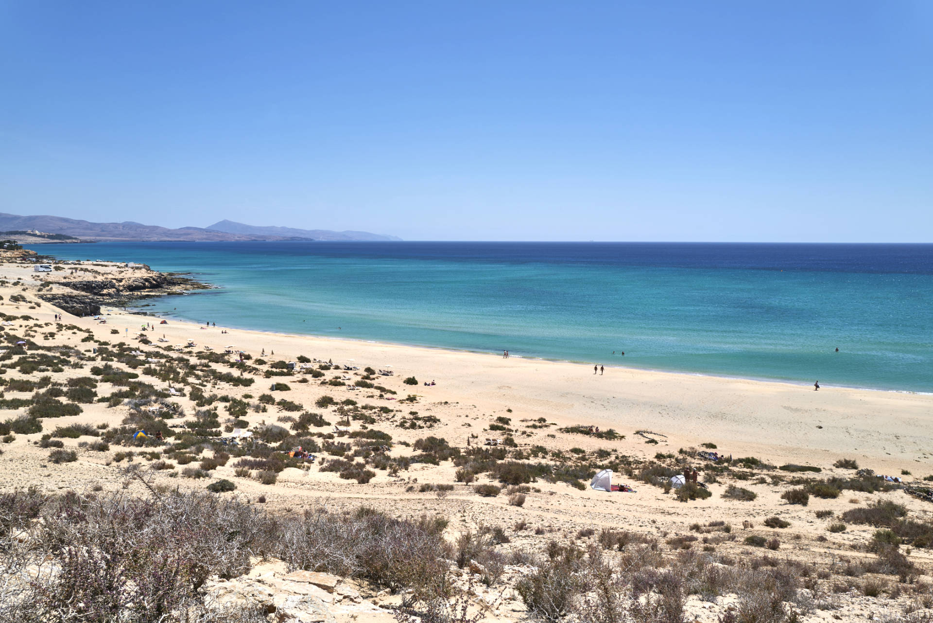 Playa de Jandía aka Playa Esmeralda Fuerteventura.