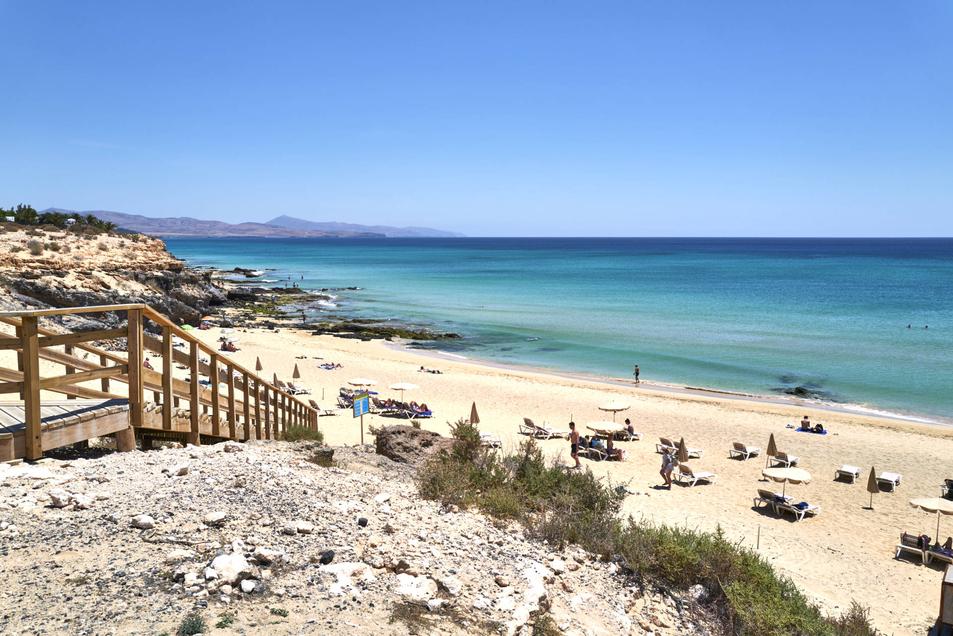 Playa de Jandía aka Playa Esmeralda Fuerteventura.