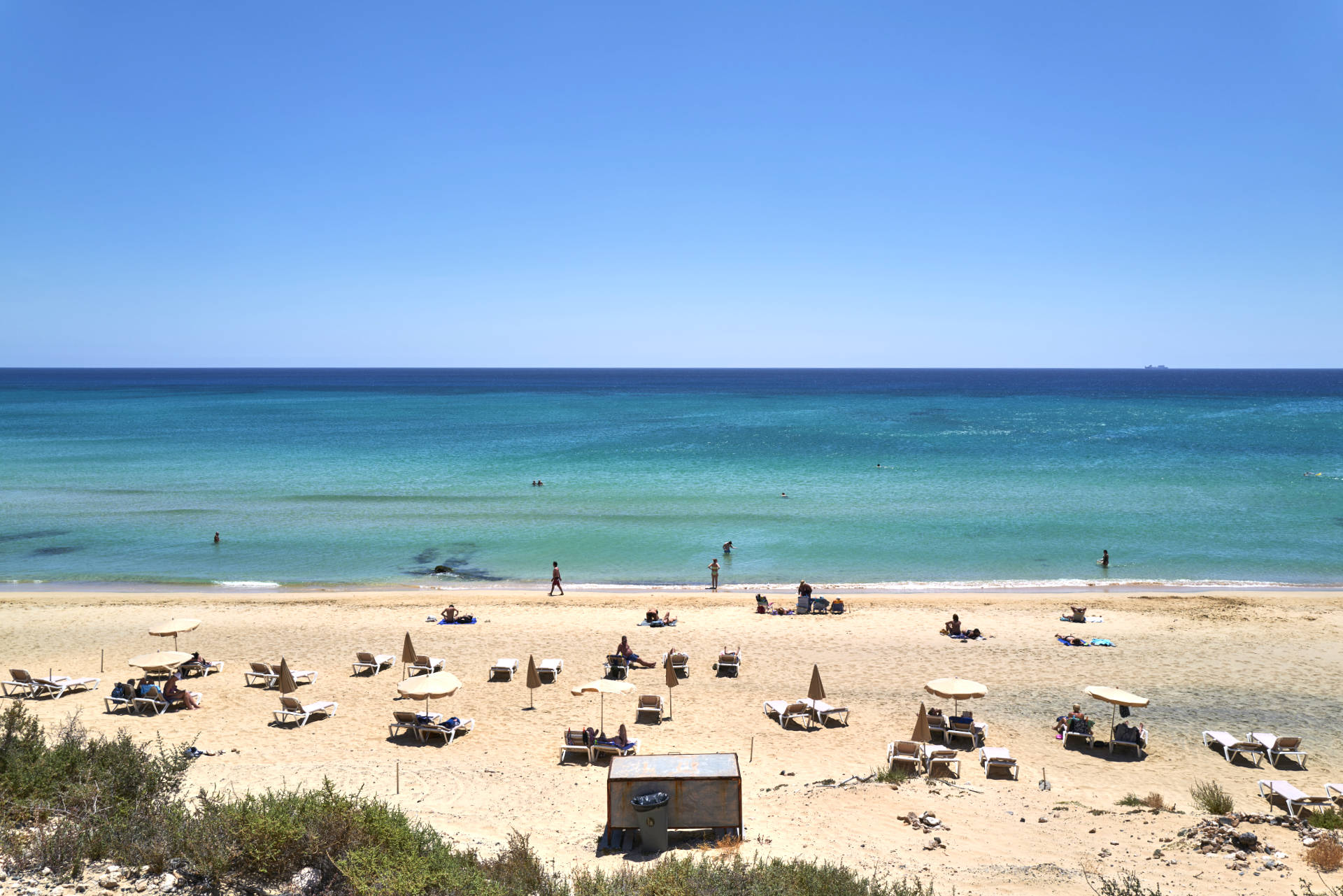 Playa de Jandía aka Playa Esmeralda Fuerteventura.