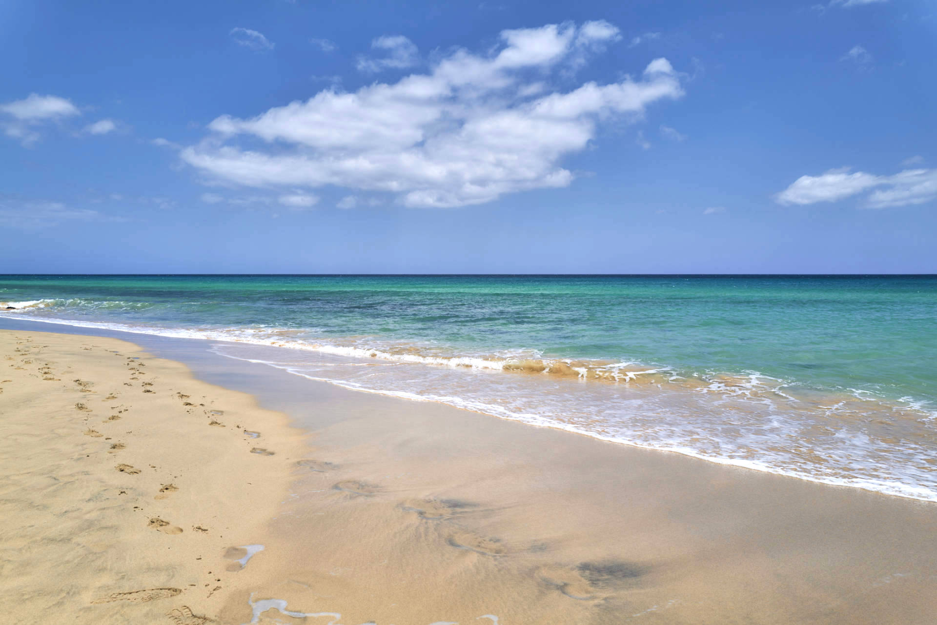 Playa del Salmo Jandía Fuerteventura.