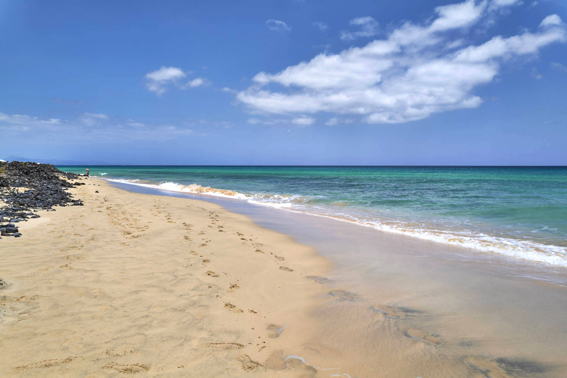 Playa del Salmo Jandía Fuerteventura.