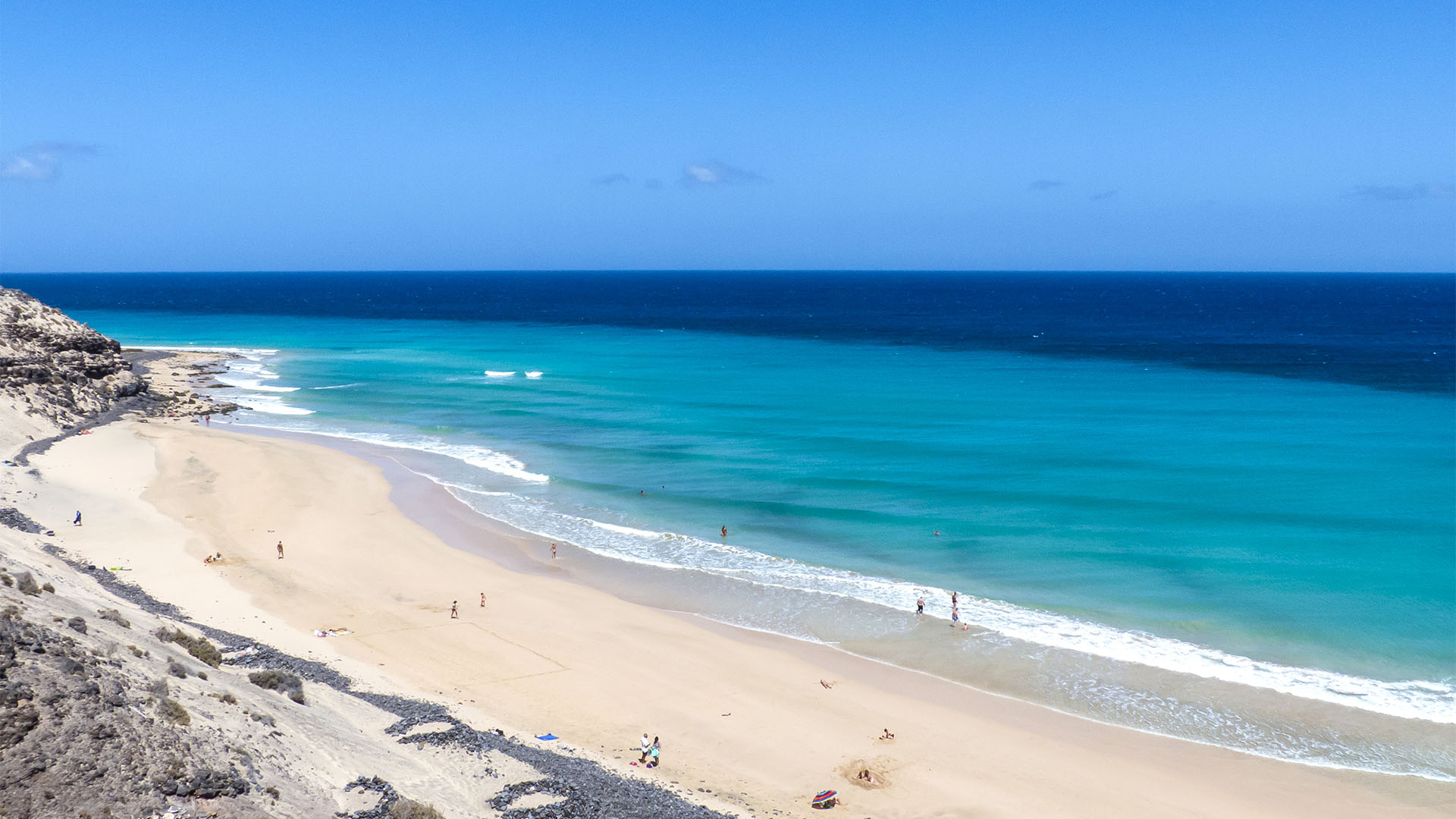 Die Strände Fuerteventuras: Halbinsel Jandía, Playa Boca de Esquinzo.