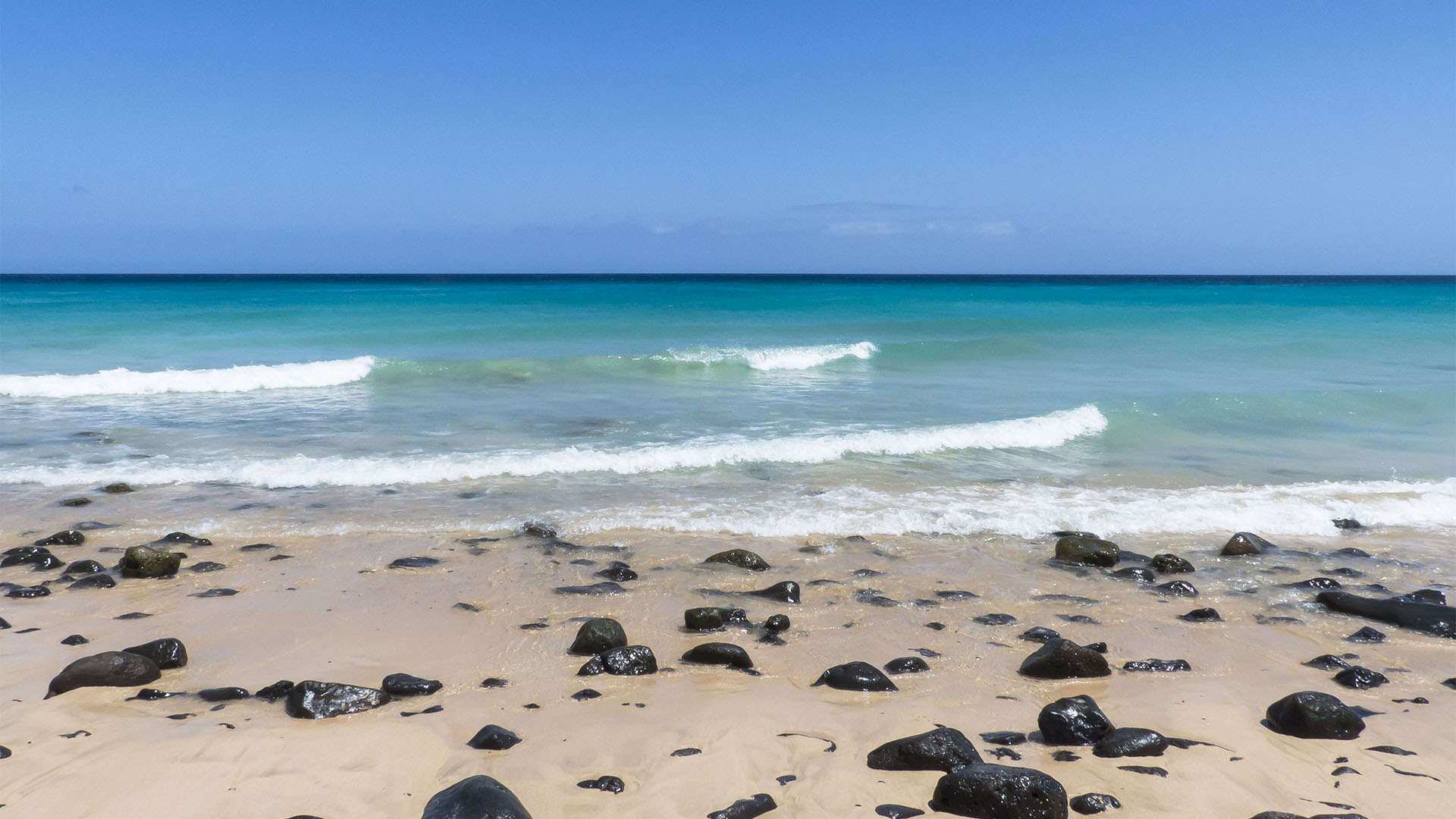 Die Strände Fuerteventuras: Halbinsel Jandía, Playa de Butihondo.