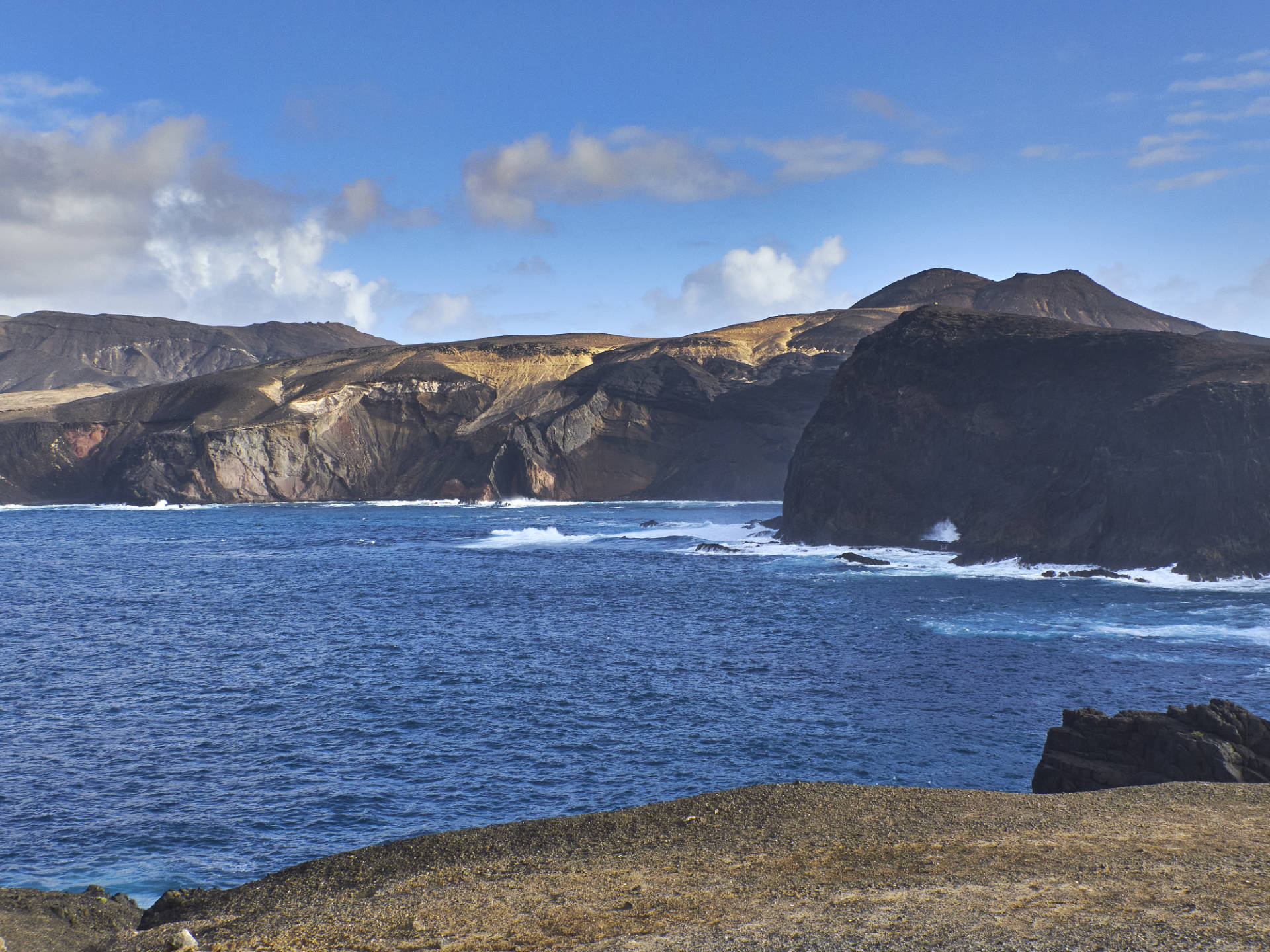 Die imposante Bucht Caleta de la Madera Jandía Fuerteventura.