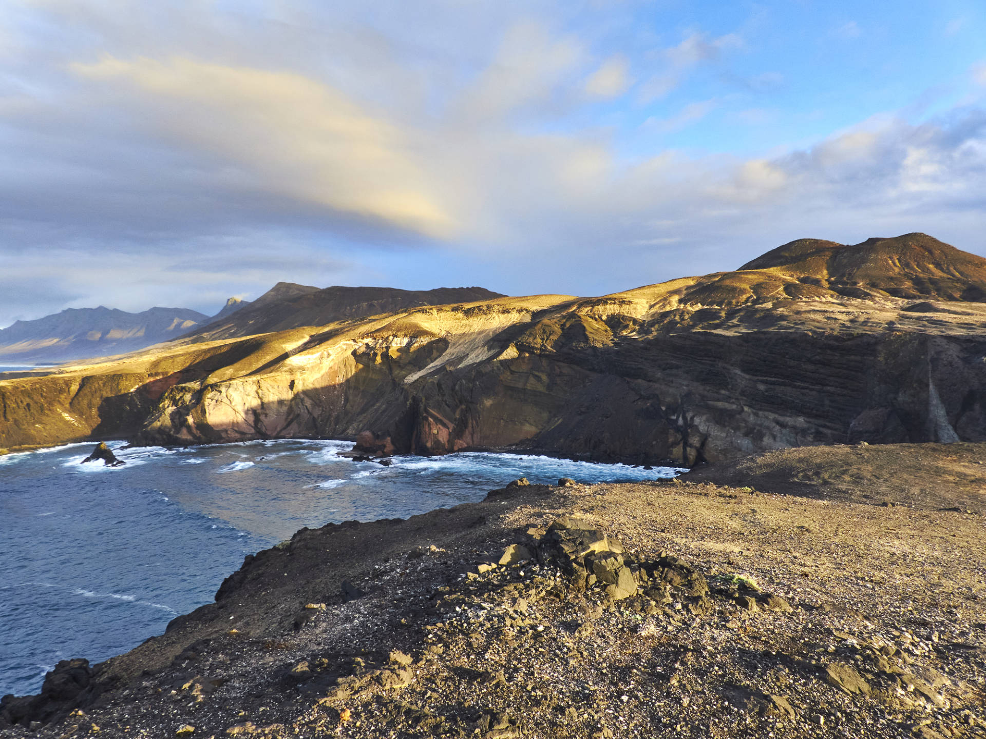 Die imposante Bucht Caleta de la Madera Jandía Fuerteventura.