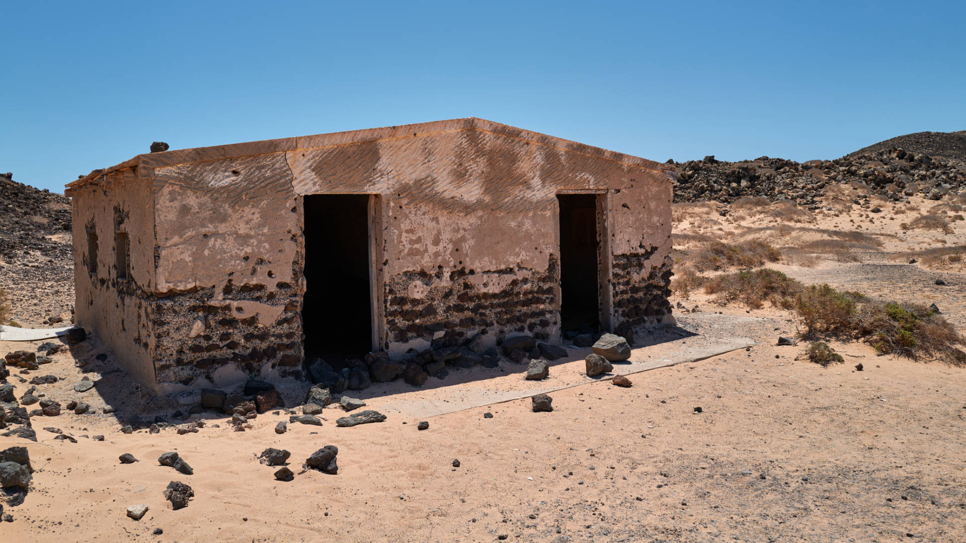 Casas Isla de Lobos Fuerteventura.