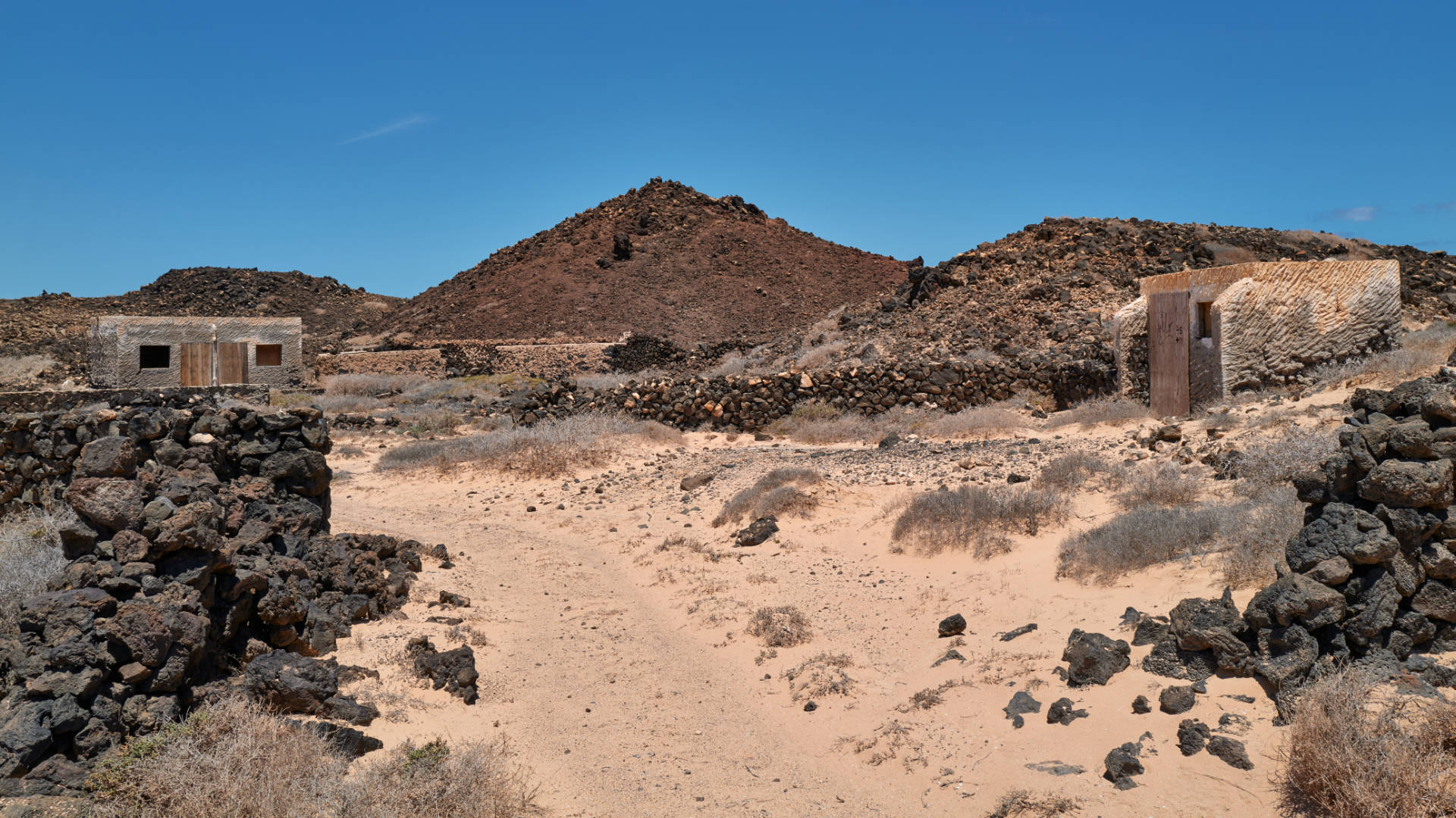 Casas Isla de Lobos Fuerteventura.