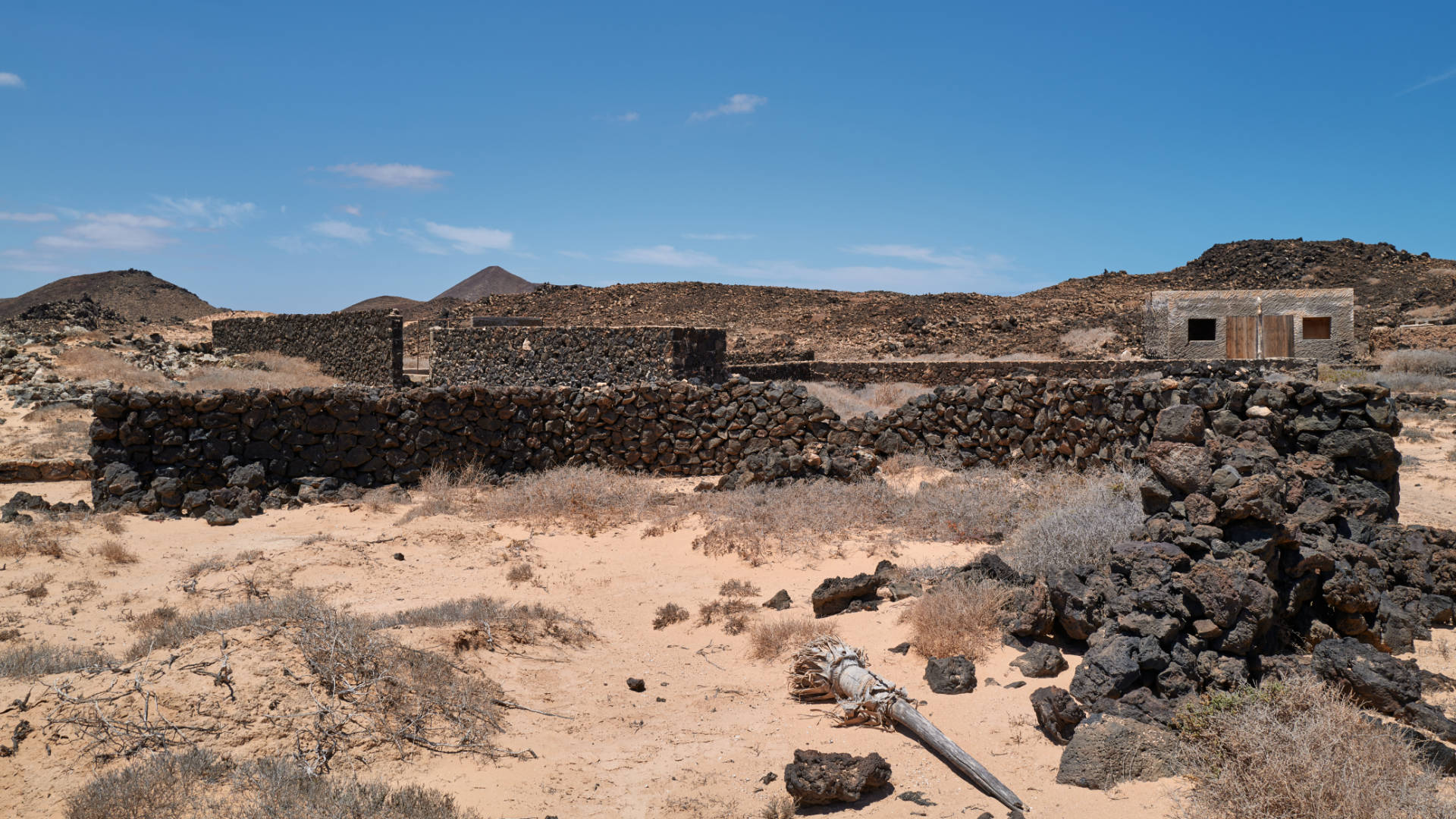 Casas Isla de Lobos Fuerteventura.