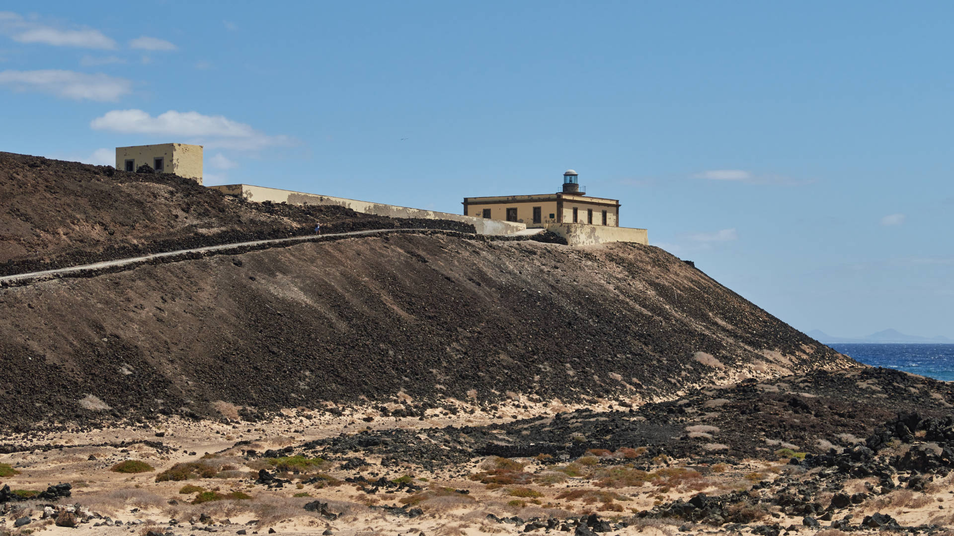 Faro Martiño Isla de Lobos Fuerteventura.