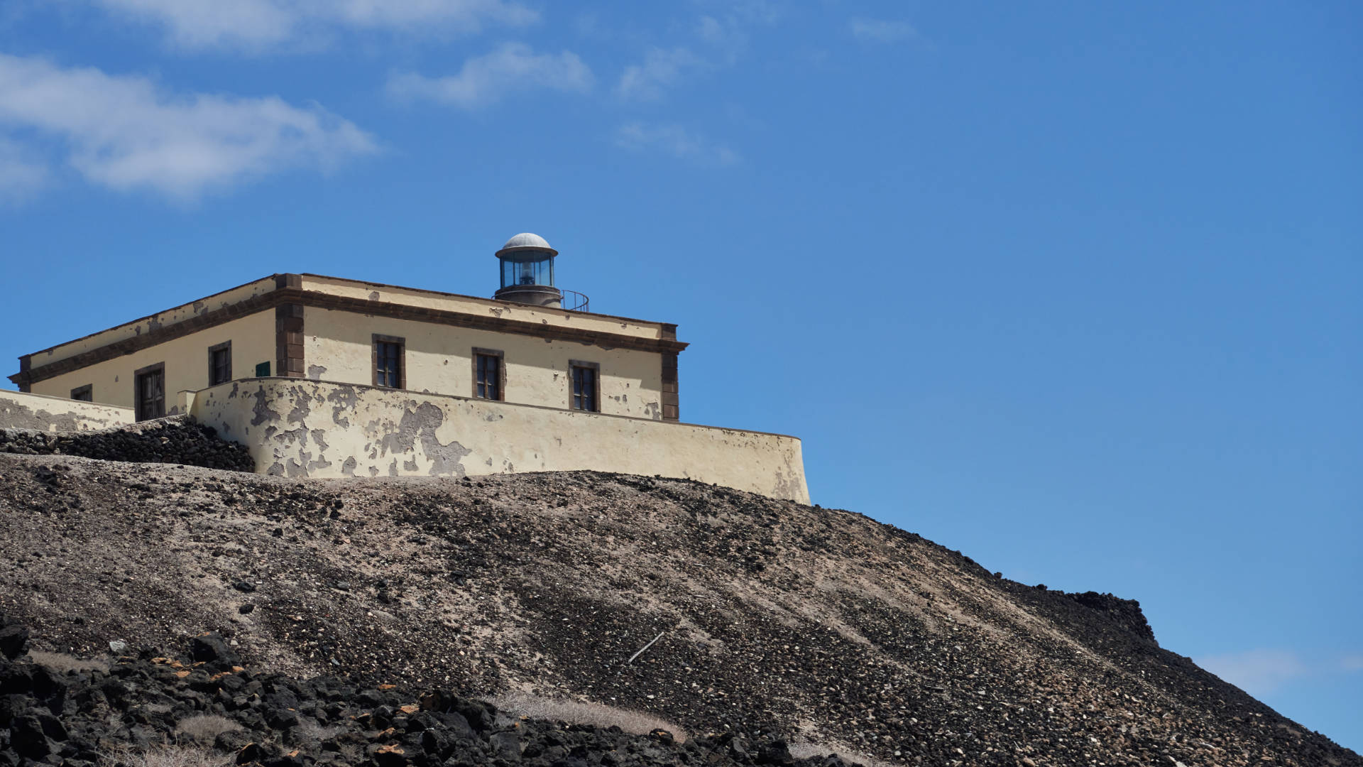 Faro Martiño Isla de Lobos Fuerteventura.