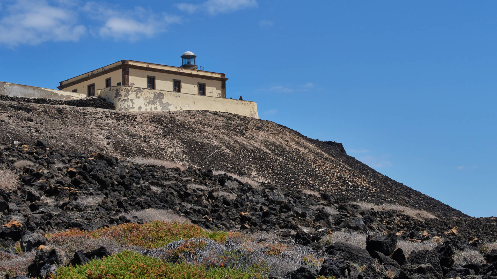 Faro Martiño Isla de Lobos Fuerteventura.