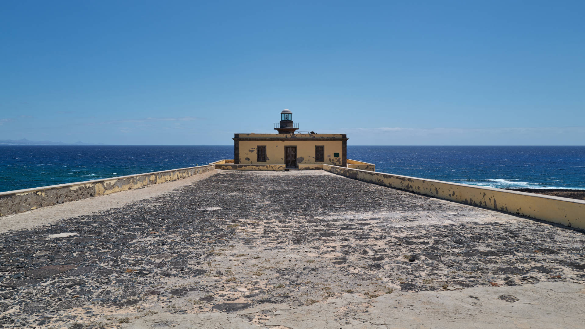 Faro Martiño Isla de Lobos Fuerteventura.