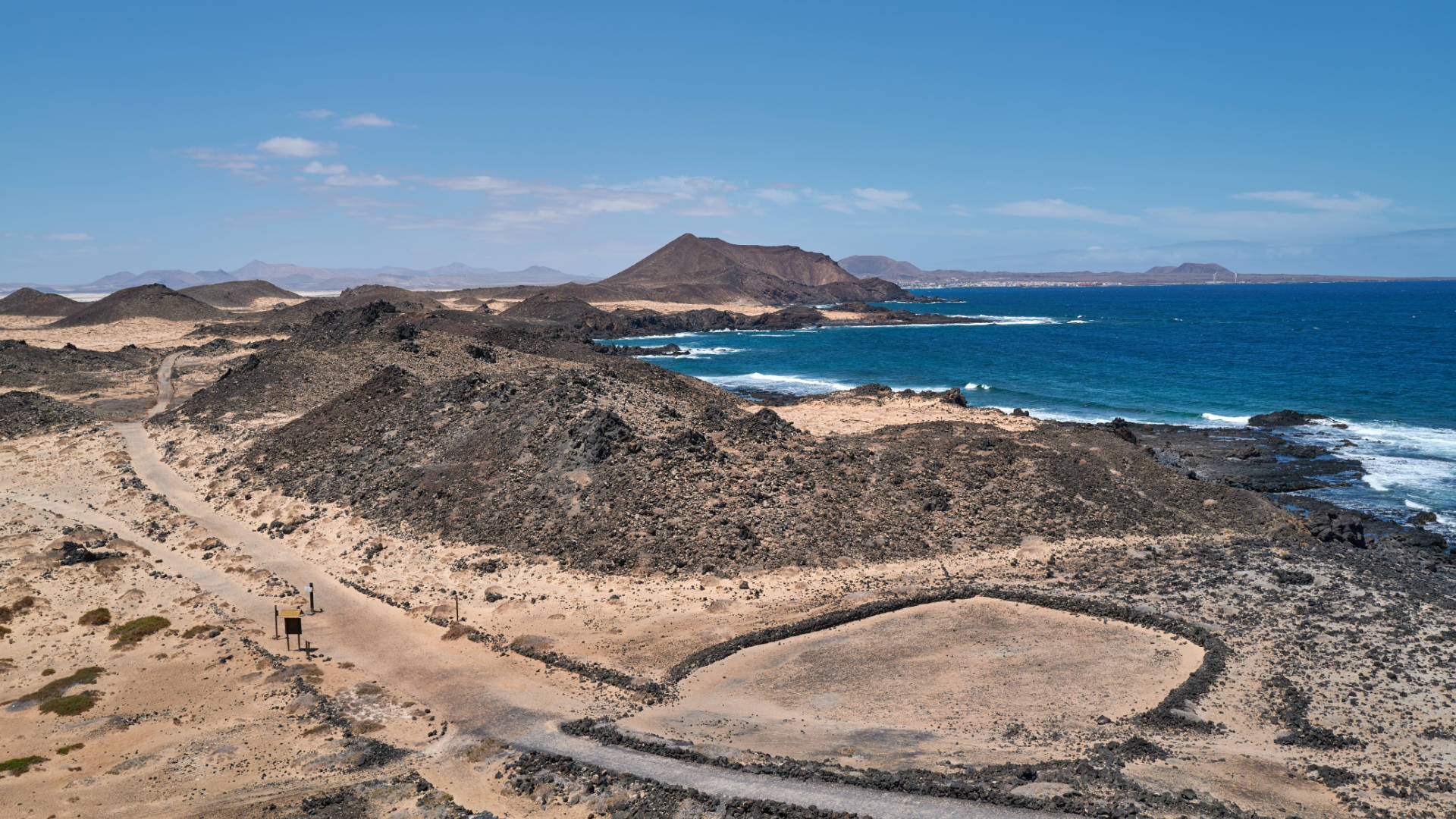 Faro Martiño Isla de Lobos Fuerteventura.