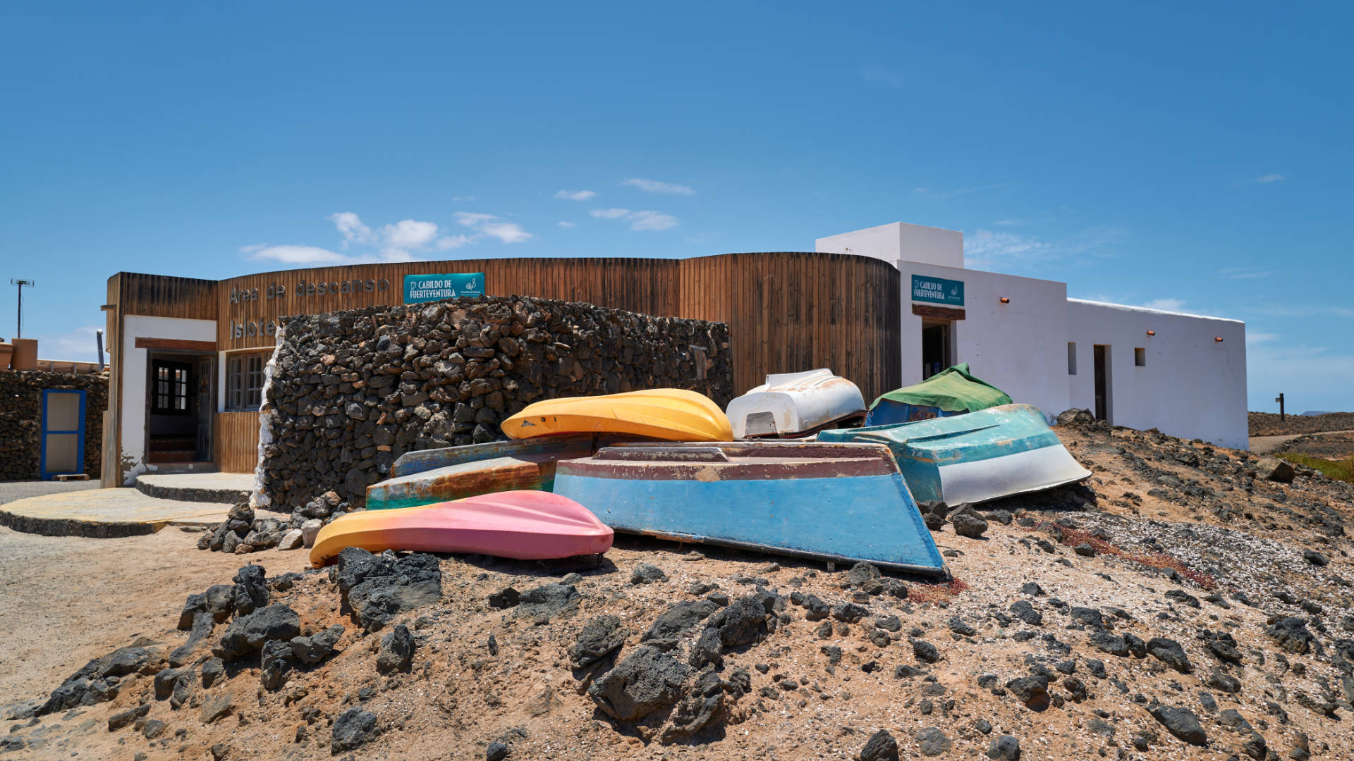 Puertito Isla de Lobos Fuerteventura.