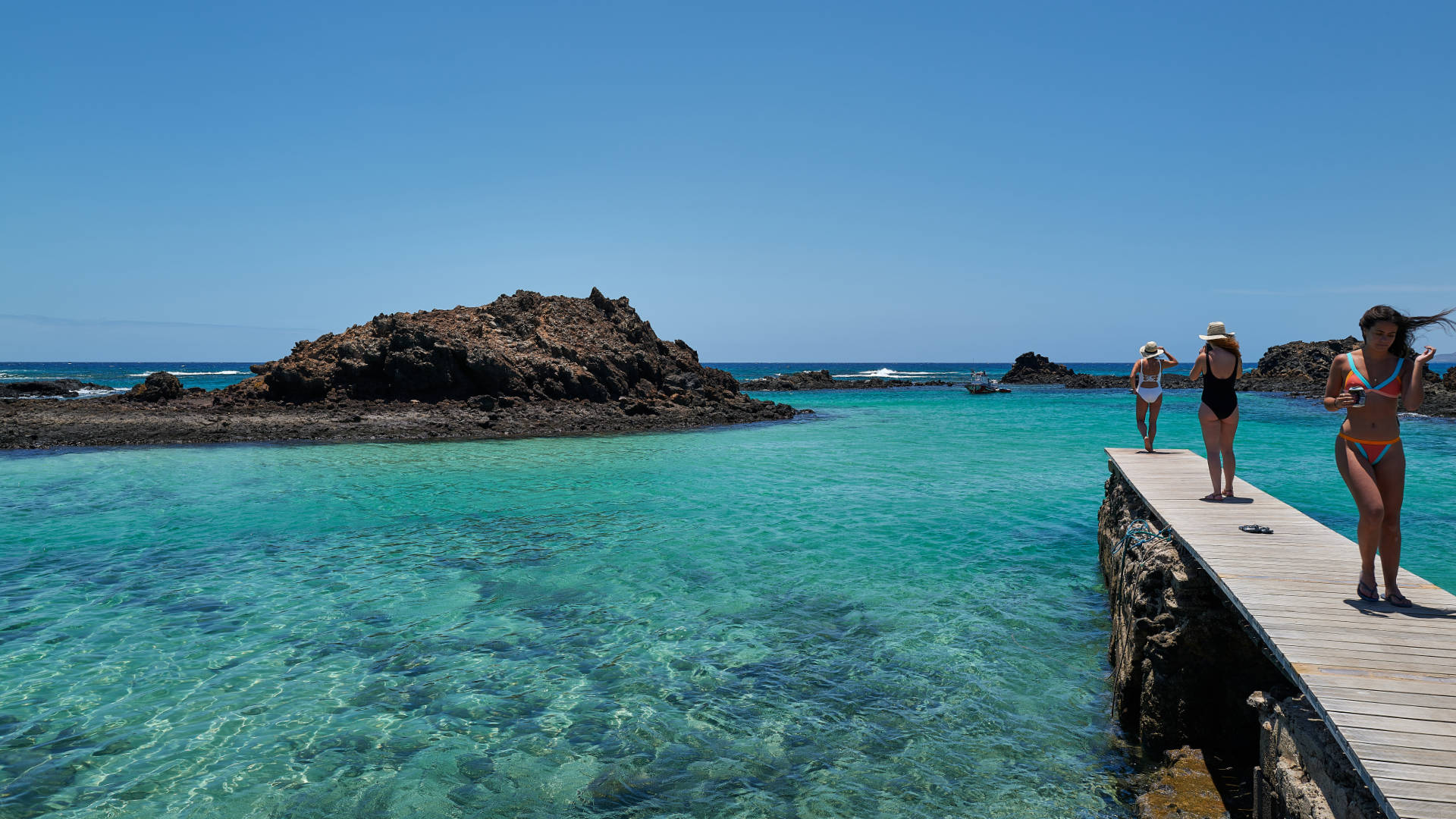 Puertito Isla de Lobos Fuerteventura.