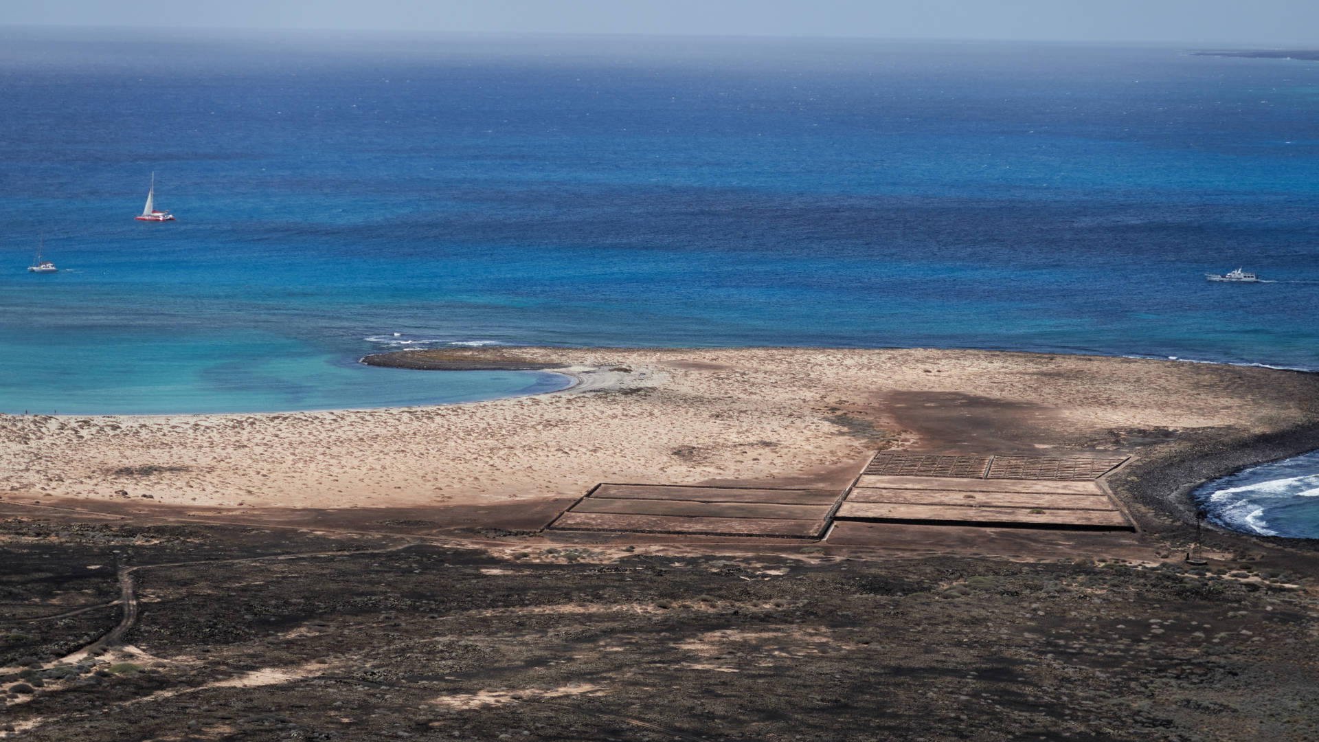 Saline Isla de Lobos Fuerteventura.