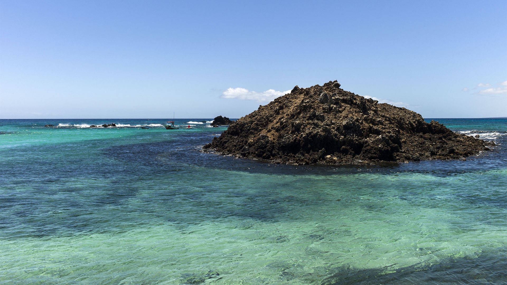 Isla de Los Lobos Caleta de la Rasca Fuerteventura.