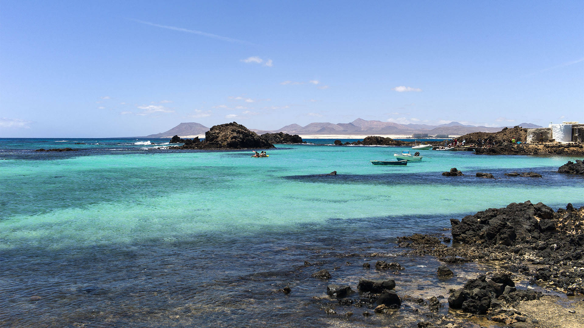 Isla de Los Lobos Caleta de la Rasca Fuerteventura.