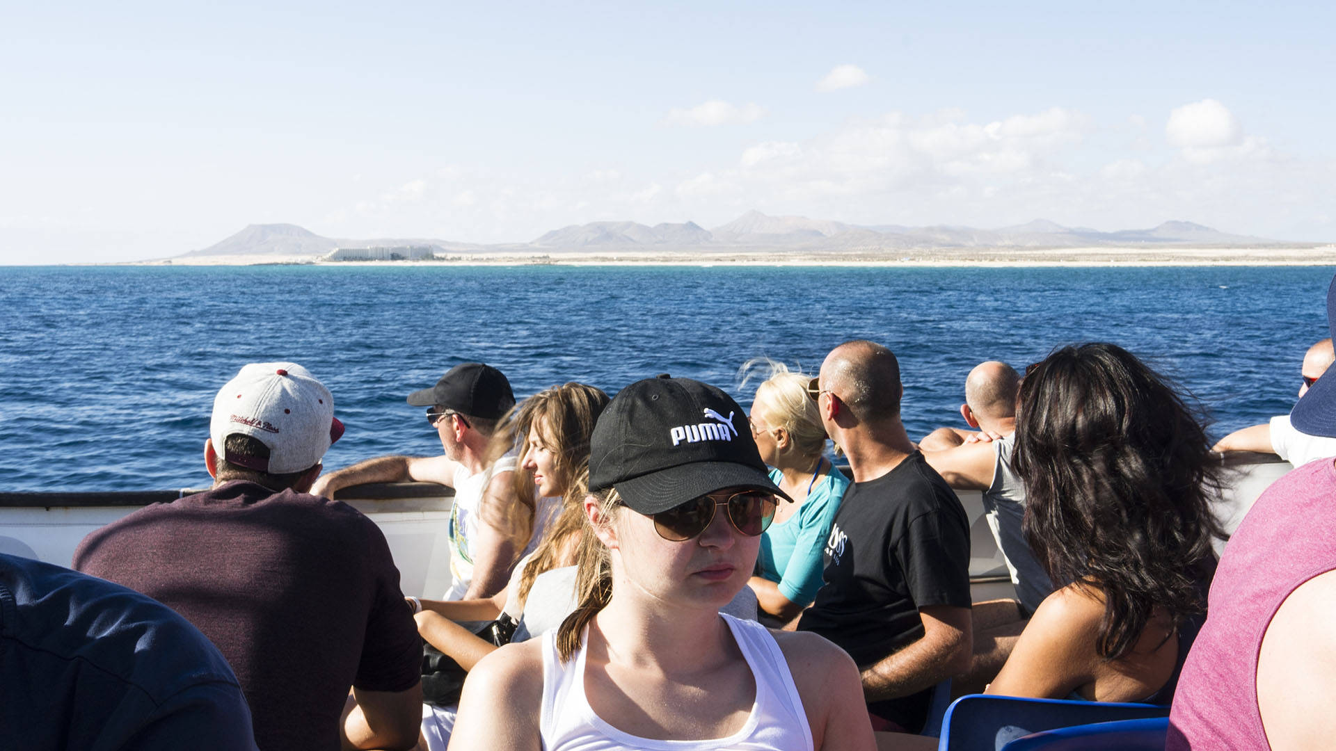 Die Fähre auf die Isla de Lobos.