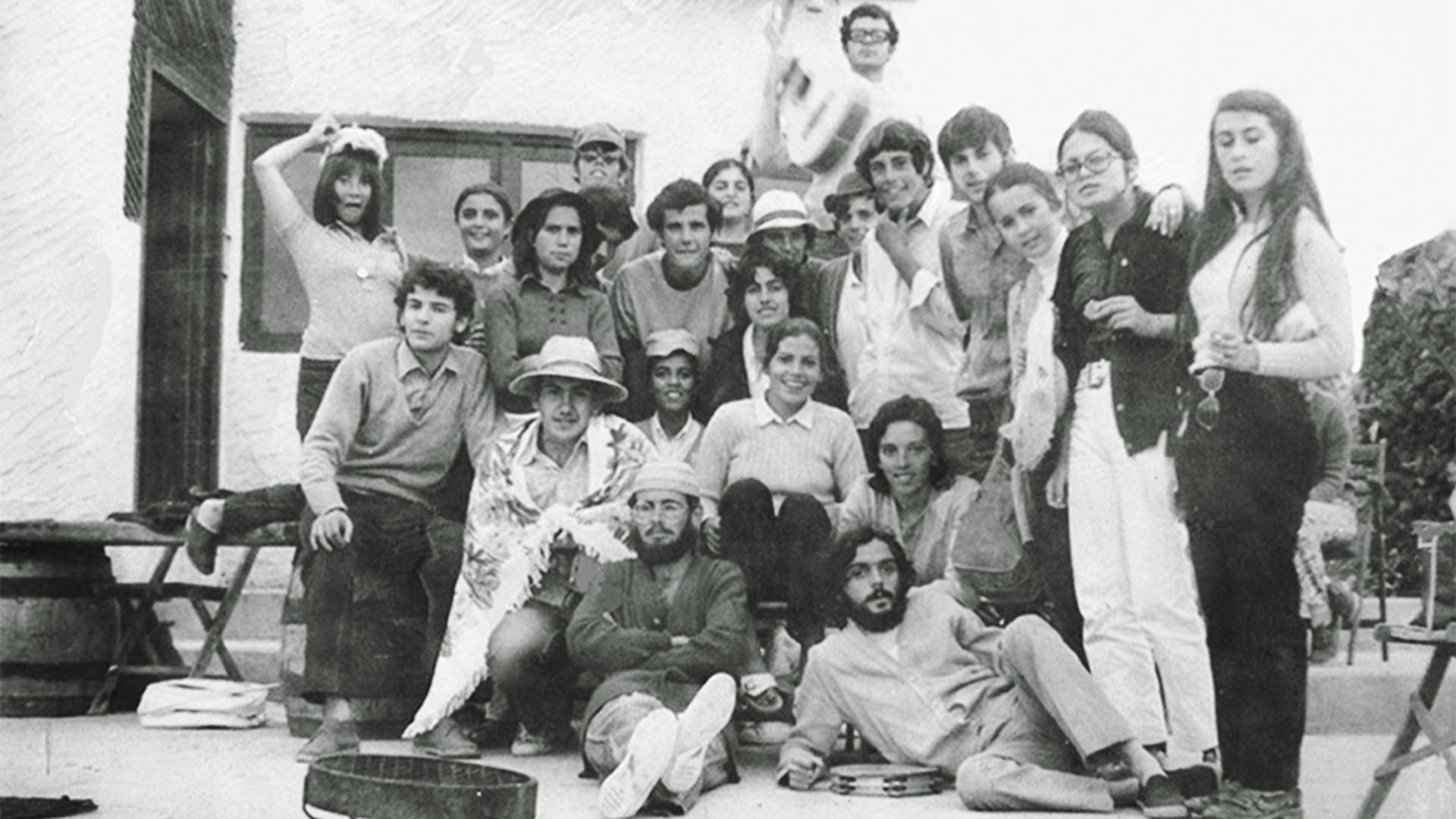 Touristen auf der Isla de Lobos Fuerteventura 1970.