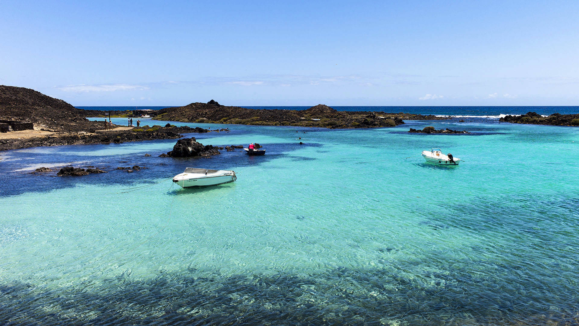 Fuerteventura entdecken – die kleine Insel Los Lobos vor Fuerteventura.