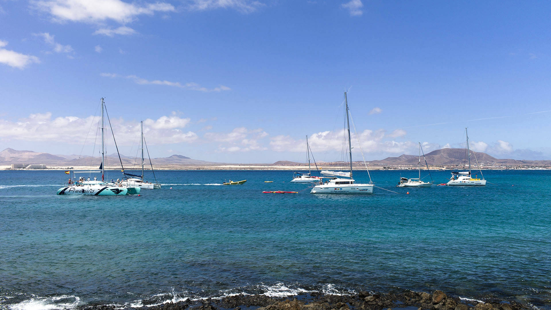 Fuerteventura entdecken – die kleine Insel Los Lobos vor Fuerteventura.