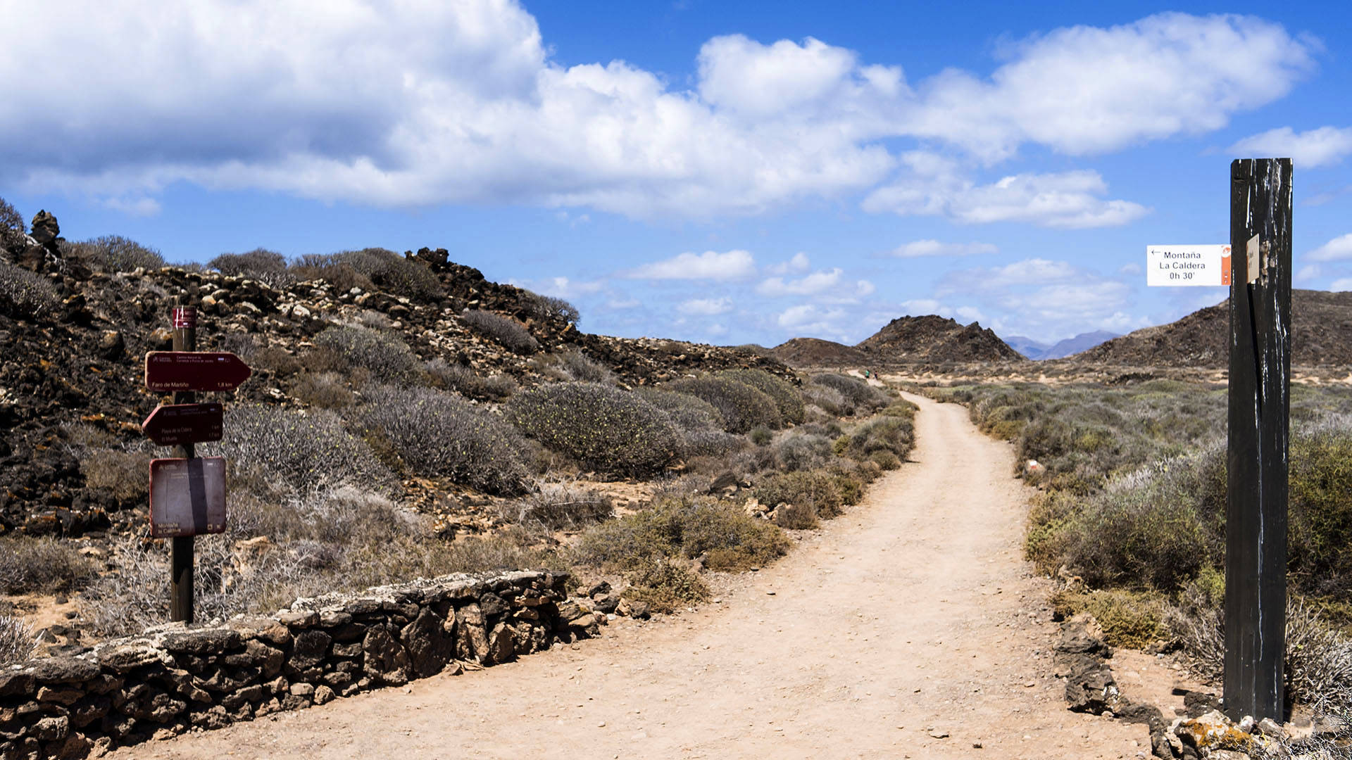 Wandern auf der Isla de Lobos Fuerteventura.