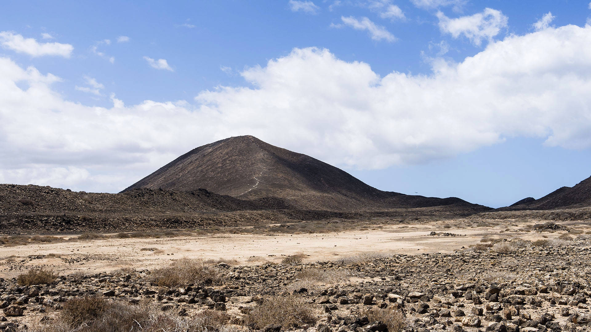 Wandern auf der Isla de Lobos Fuerteventura.