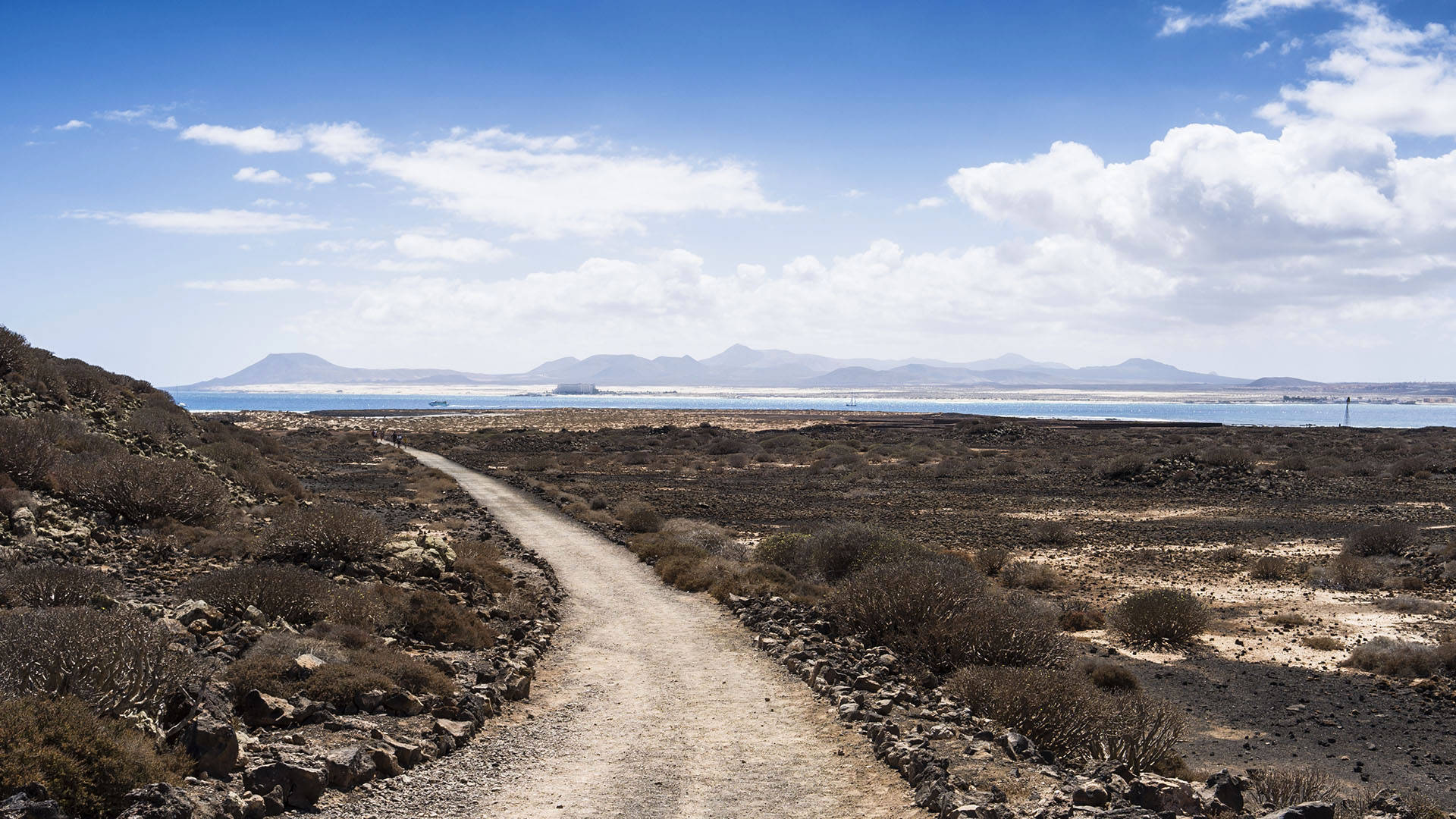 Wandern auf der Isla de Lobos Fuerteventura.