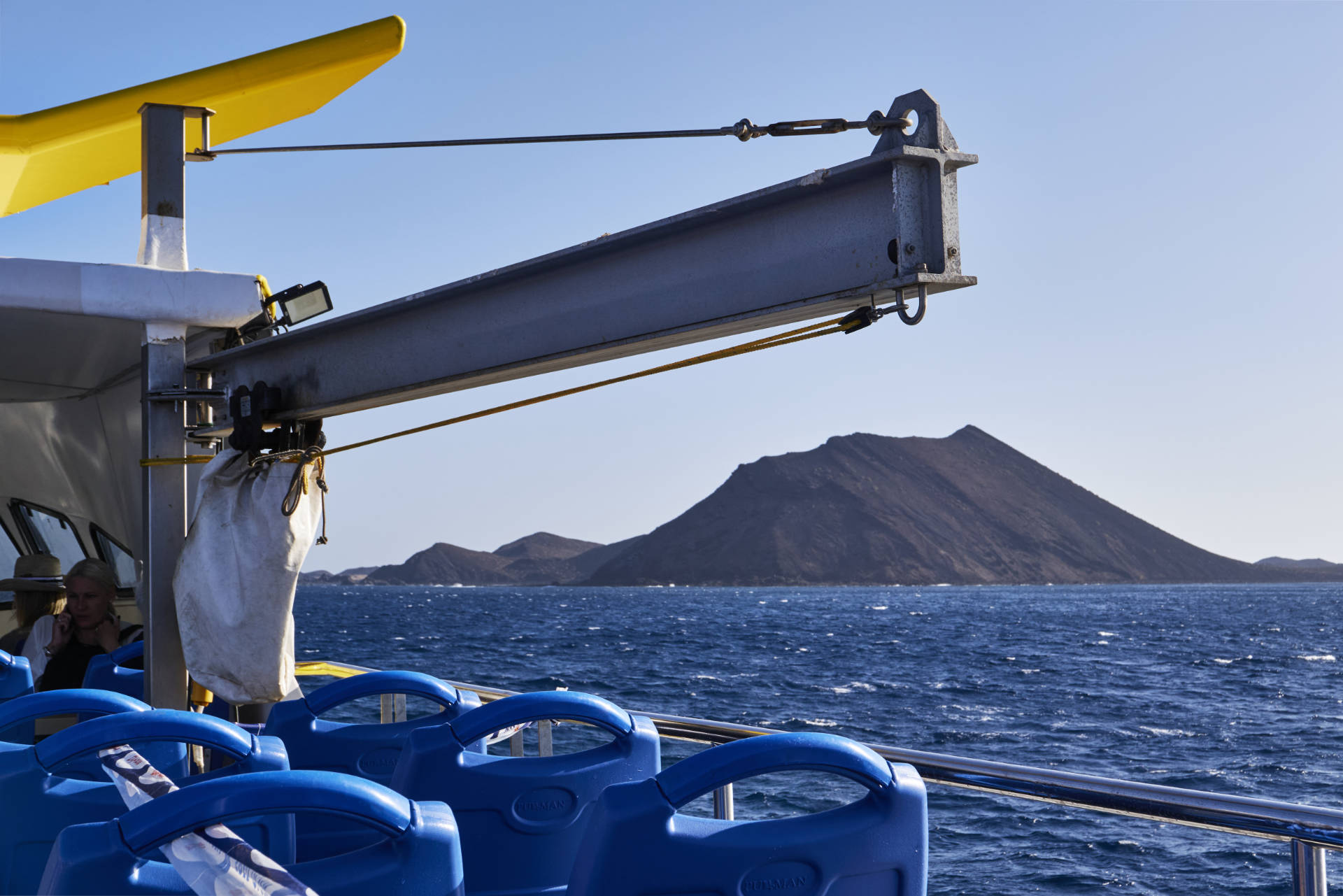 Die Isla de Lobos gesehen vom Buganvilla Express Fred.Olsen Fuerteventura.