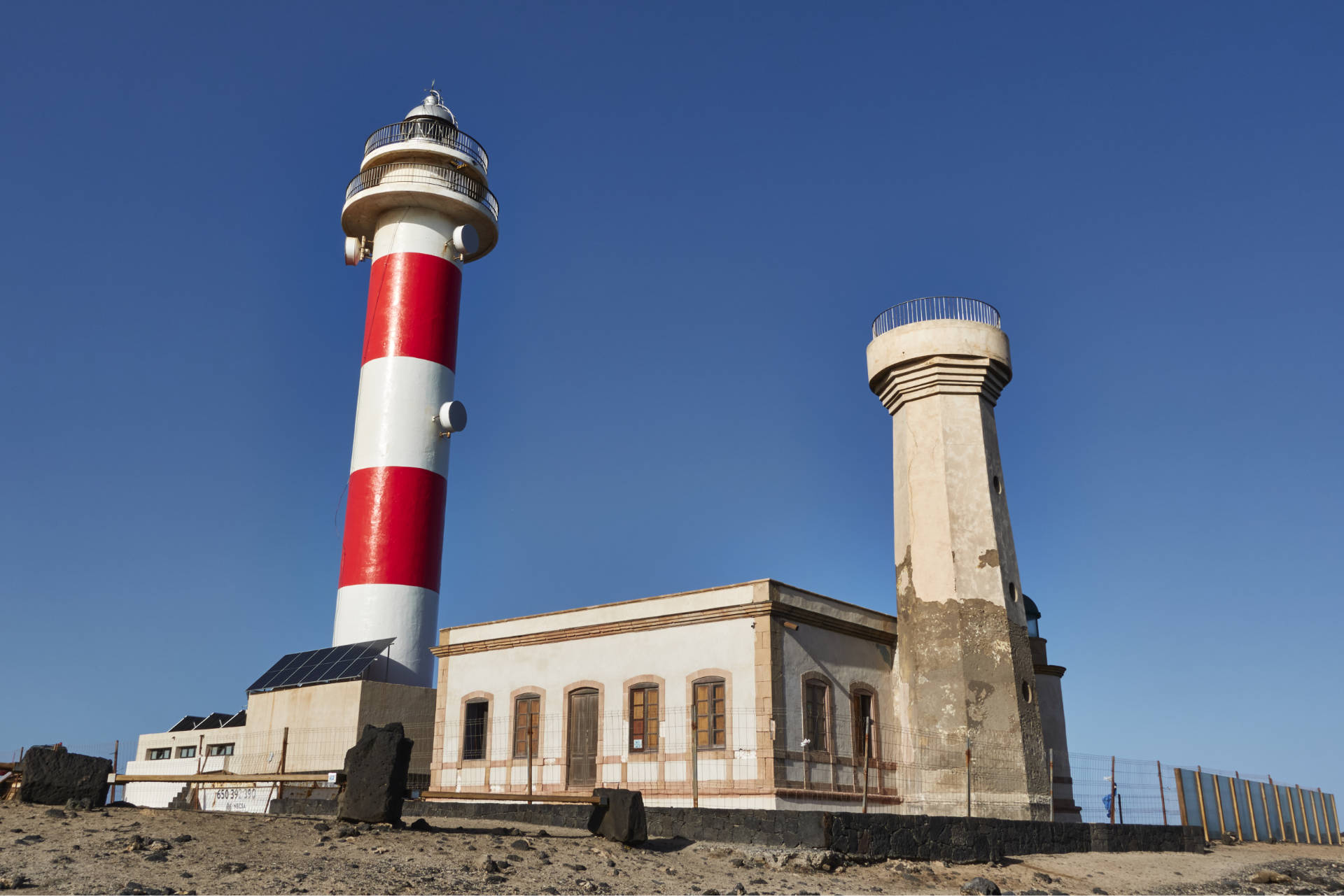 Sanierungsarbeiten 2023 / 24 – Leuchtturm Faro de Tostón El Cotillo Fuerteventura.