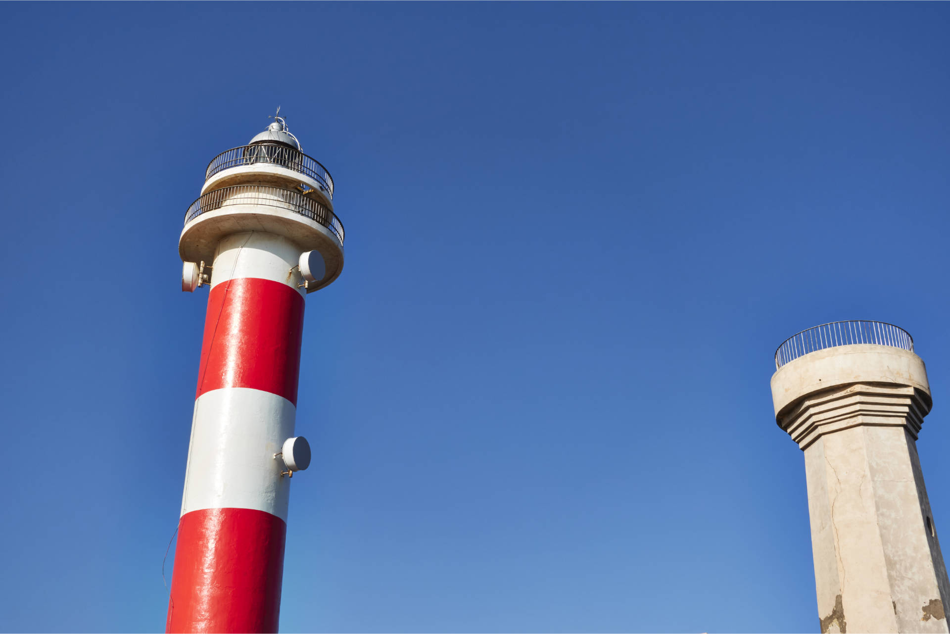 Sanierungsarbeiten 2023 / 24 – Leuchtturm Faro de Tostón El Cotillo Fuerteventura.