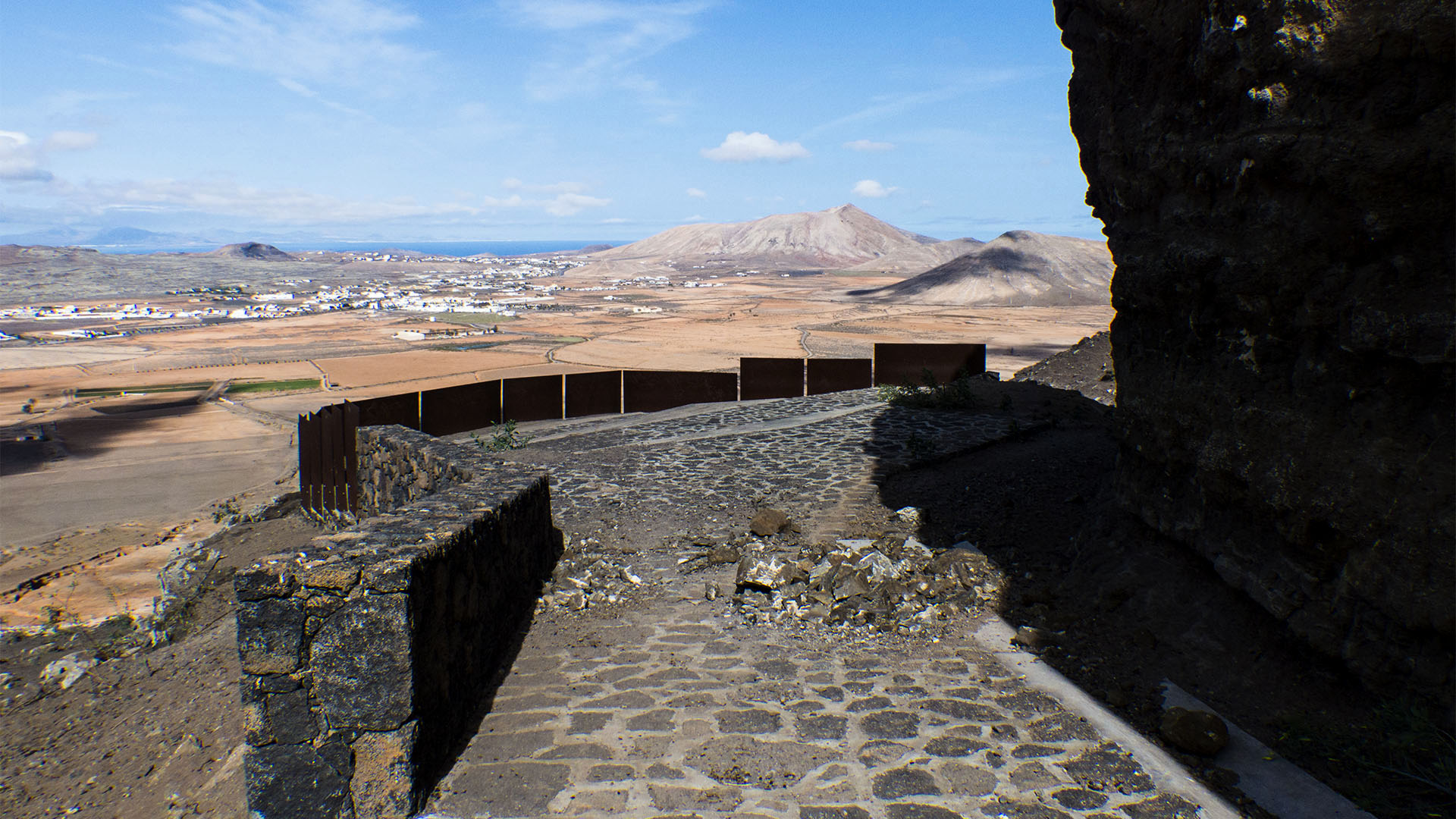 Spektakuläre Aussicht – Blick von der Fuente de Tababaire über den Nordwesten von Fuerteventura.