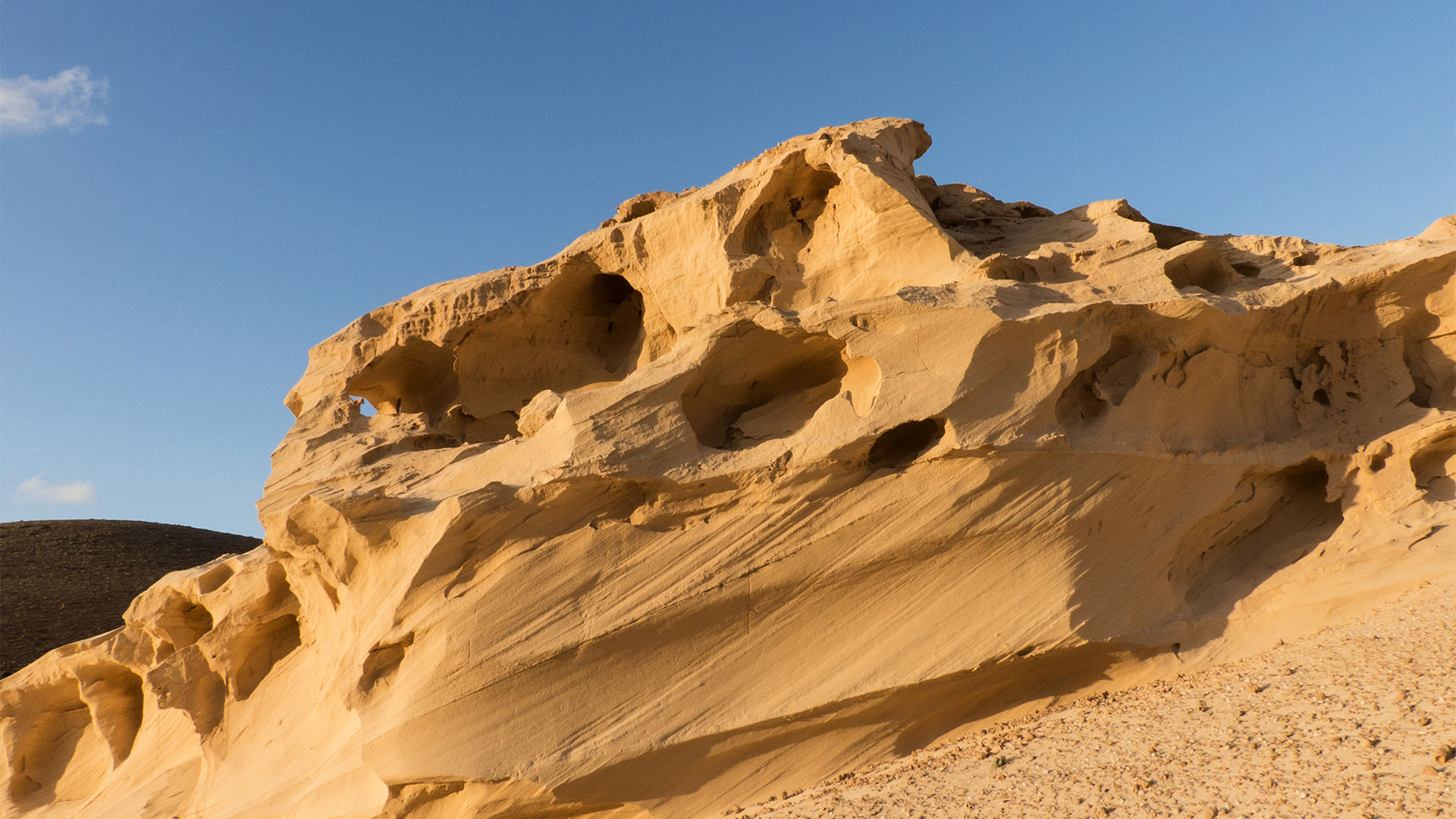 Sehenswürdigkeiten Fuerteventuras: Tindaya – Barranco de los Encantados.