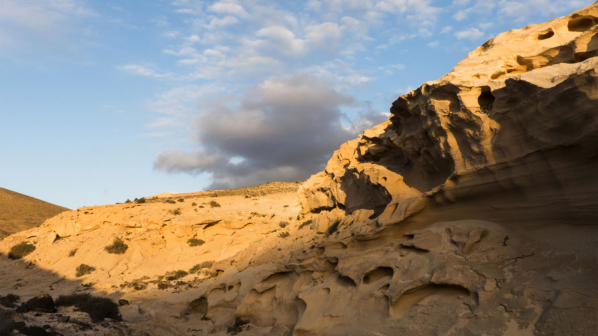 Sehenswürdigkeiten Fuerteventuras: Tindaya – Barranco de los Encantados.