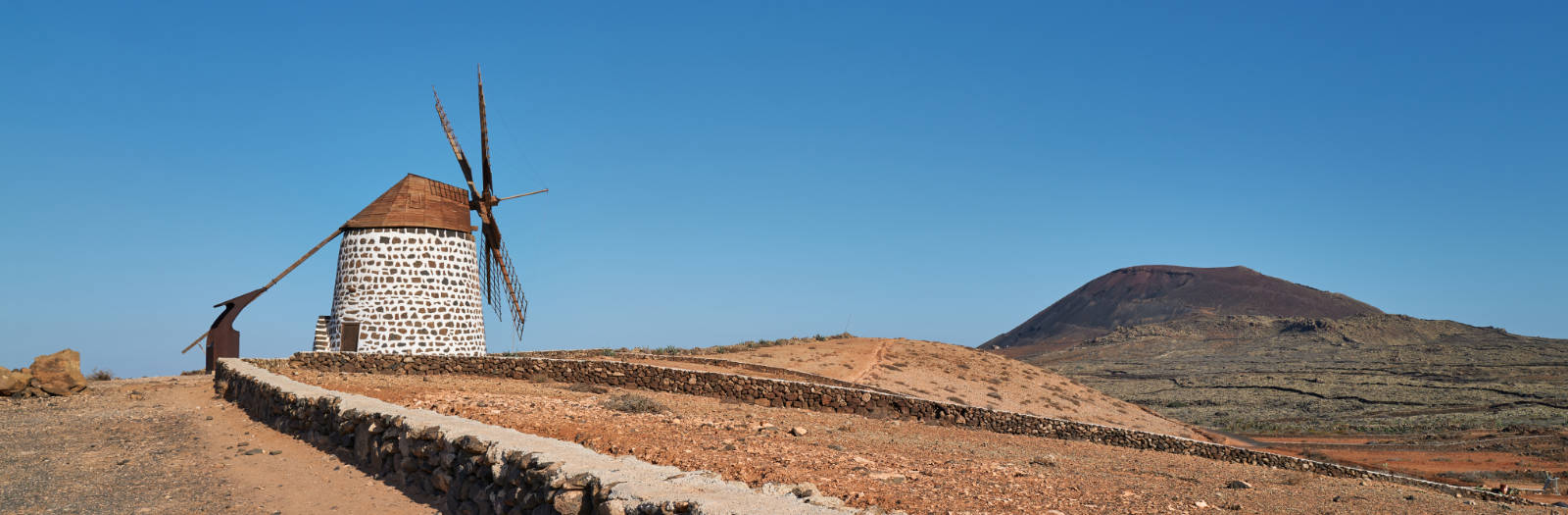 Windmühlen Villaverde Fuerteventura.