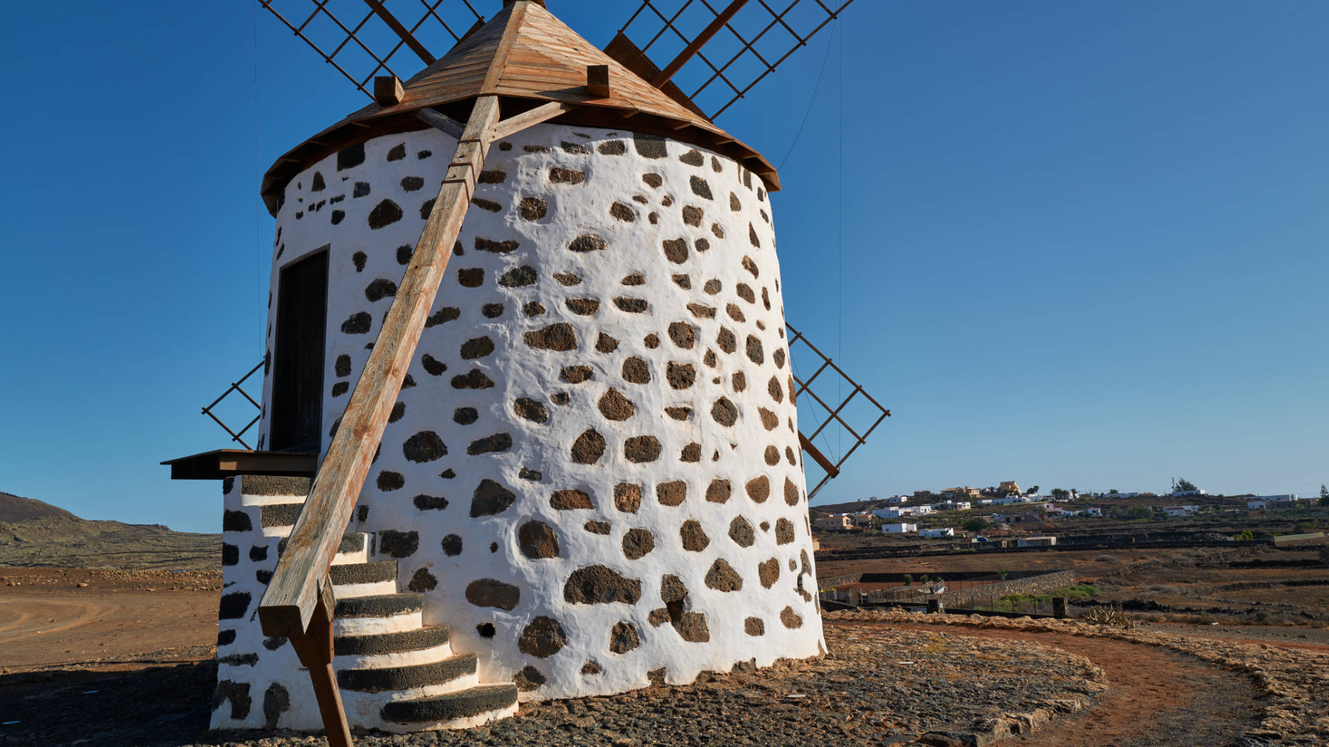 Windmühlen Villaverde Fuerteventura.