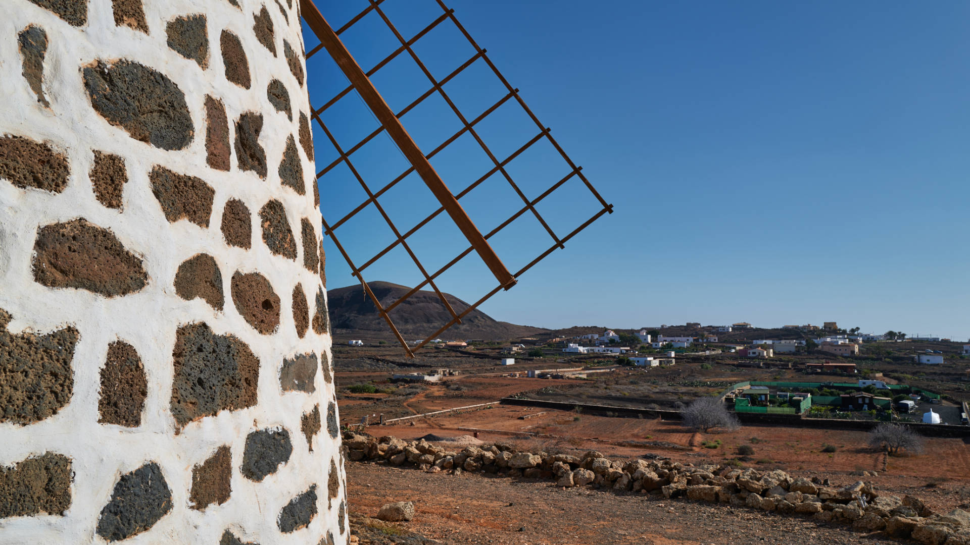 Windmühlen Villaverde Fuerteventura.