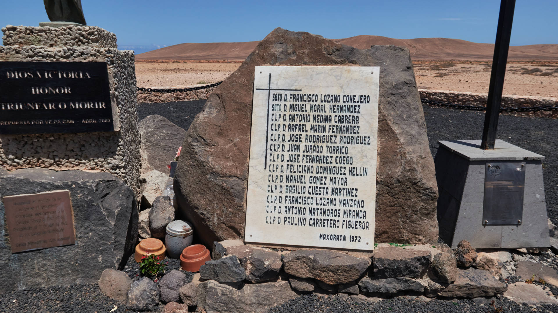 Flugfeld Tefía Fuerteventura.