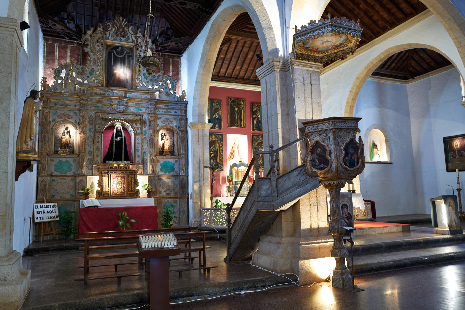 Iglesia Nuestra Señora de la Candelaria La Oliva Fuerteventura.