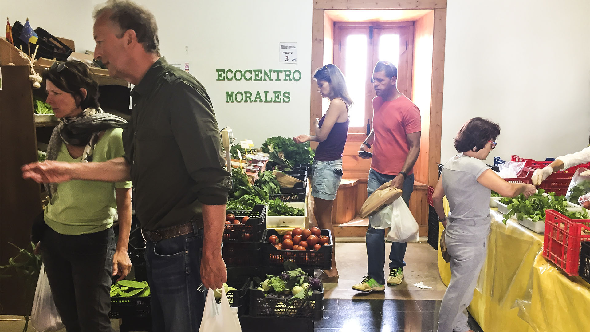 Der Ort La Oliva Fuerteventura: Der Mercado de los Tradiciones in der Casa de Coronel.