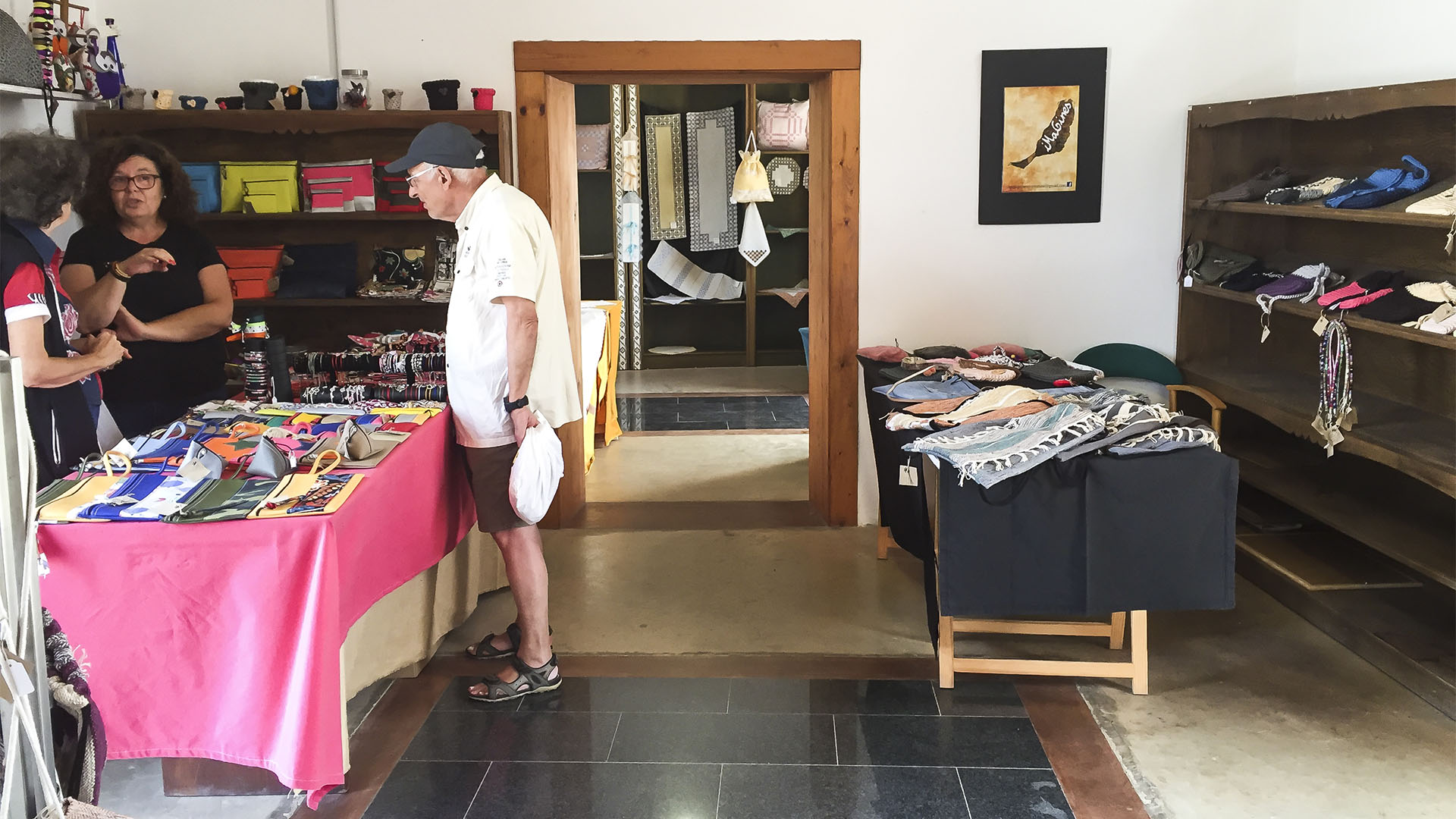 Der Ort La Oliva Fuerteventura: Der Mercado de los Tradiciones in der Casa de Coronel.