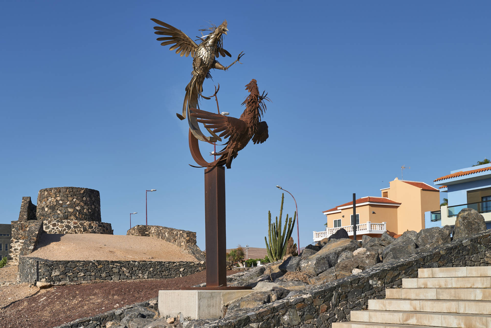 Parque de Esculturas Puerto del Rosario Fuerteventura – Werk von Juan Miguel Cubas Sánchez.
